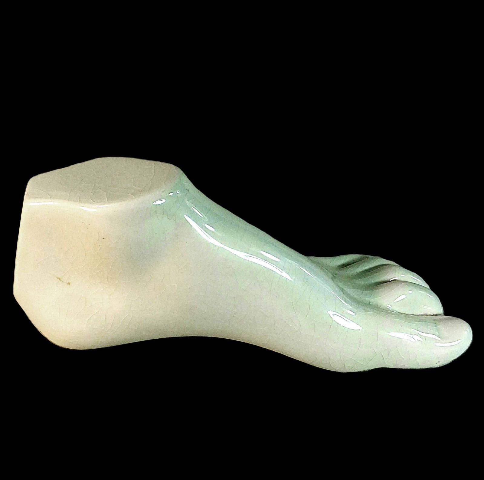 UNUSUAL ROYAL DOULTON Dr. SCHOLL COMMISSIONED SHOP DISPLAY CERAMIC FOOT – 1921