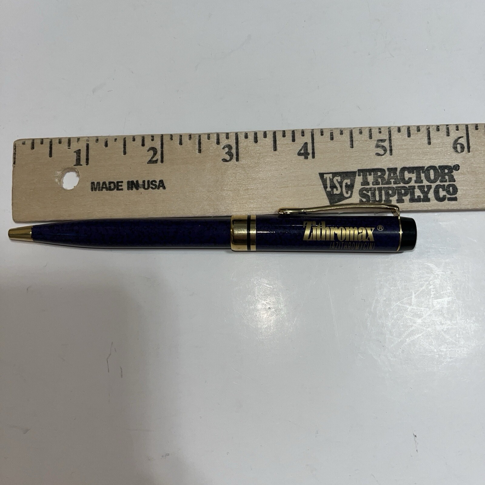 Zithro Medical Drug Rep Pharmaceutical Pen Metal Collectible Advertising