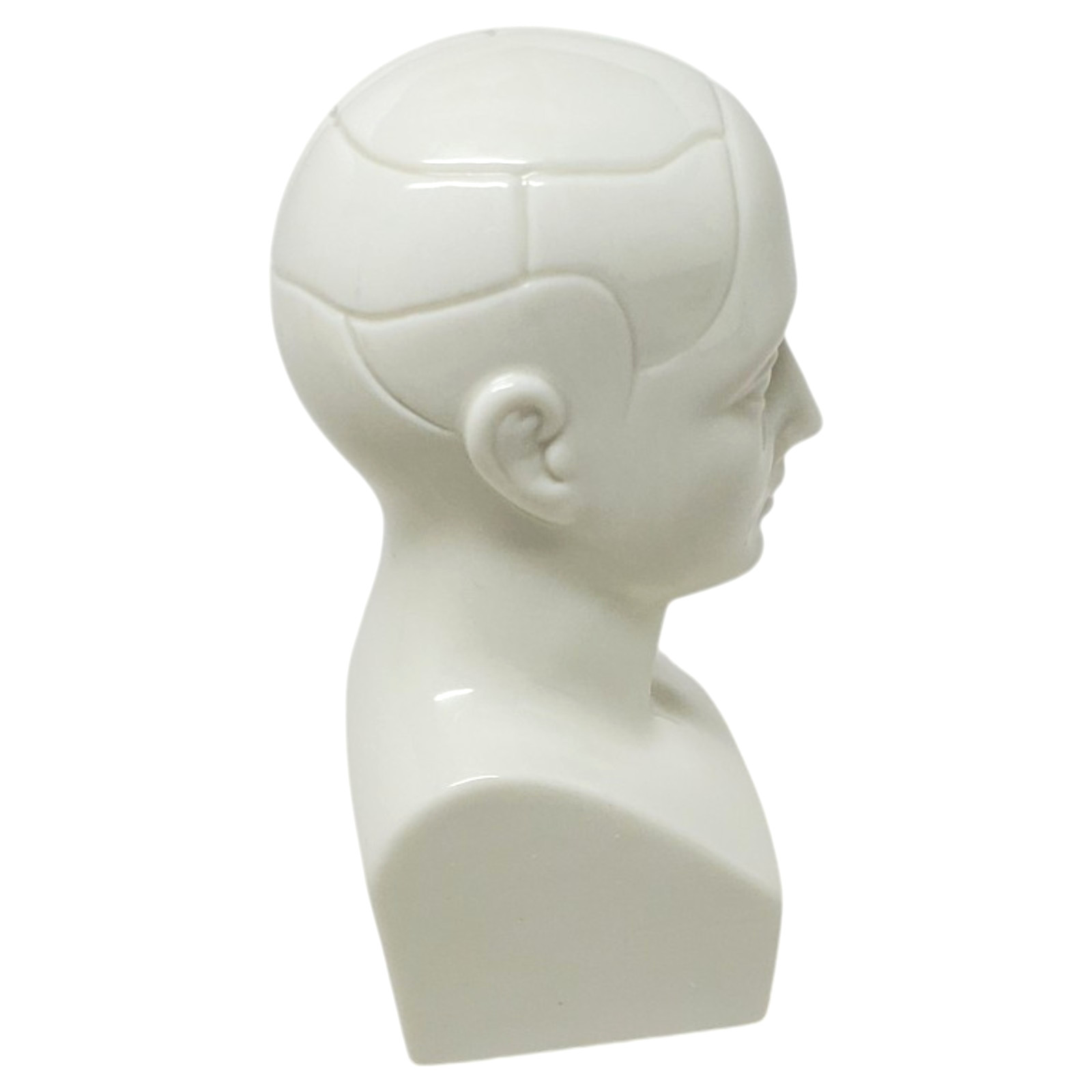 VTG Boehm ETRAFON Phrenology Head Ceramic Bust Drug Advertising Figurine – E