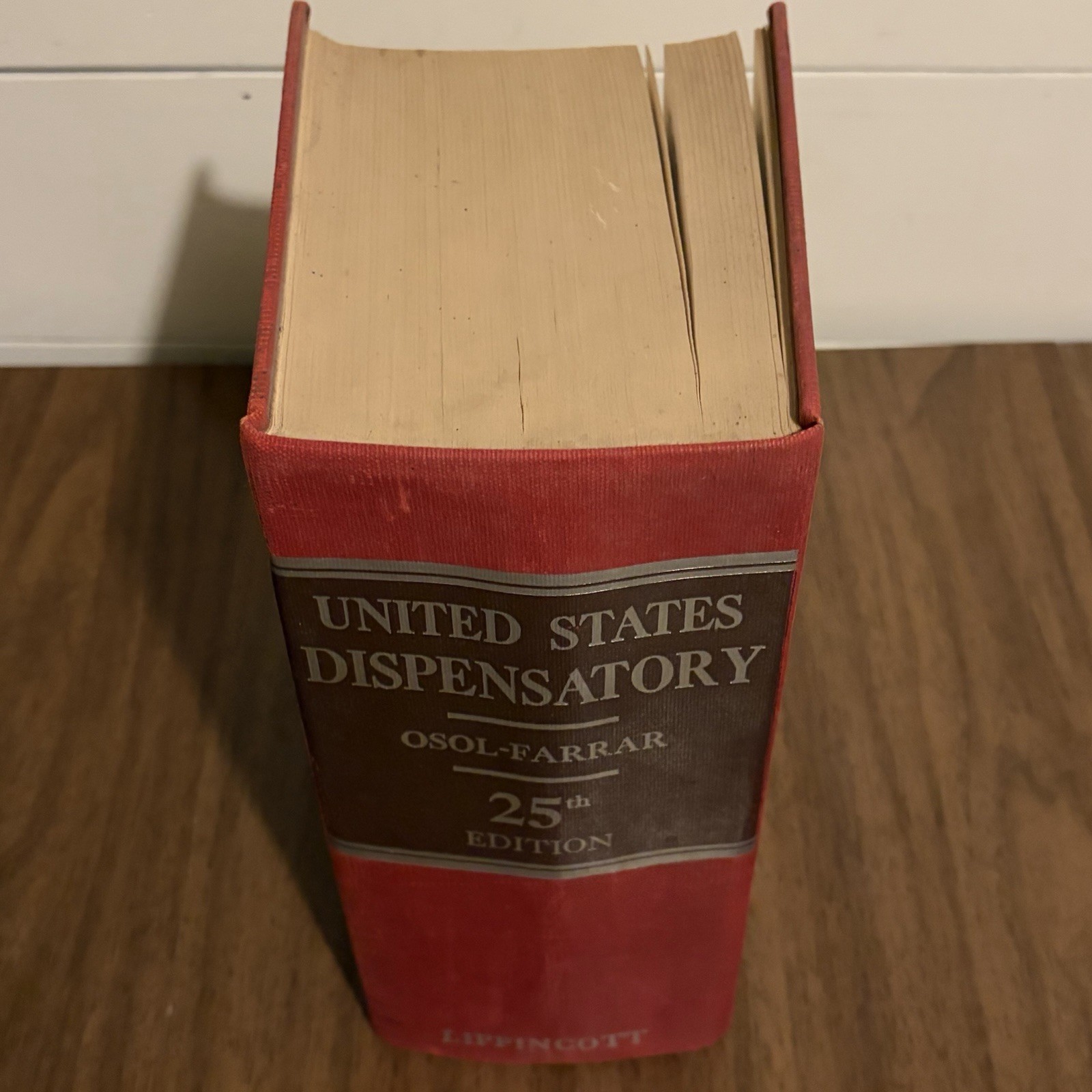 The Dispensatory of the United States of America 25th Ed 1955 Medical Book