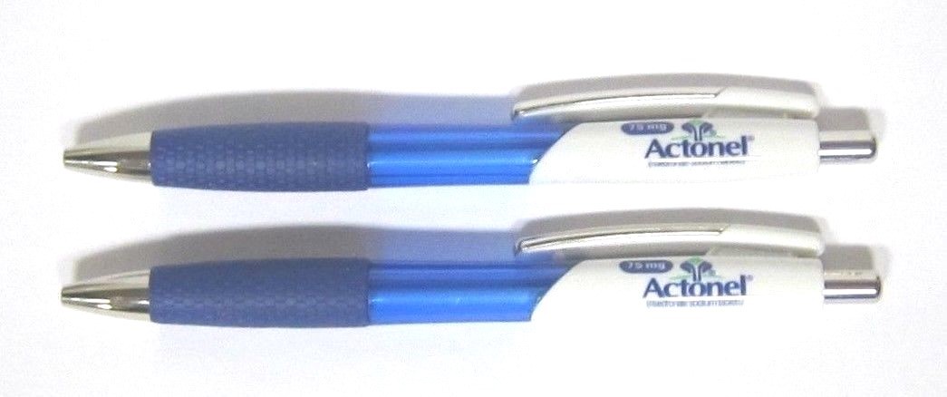 Drug Rep ACTONEL Collectible Pens x 2 RARE