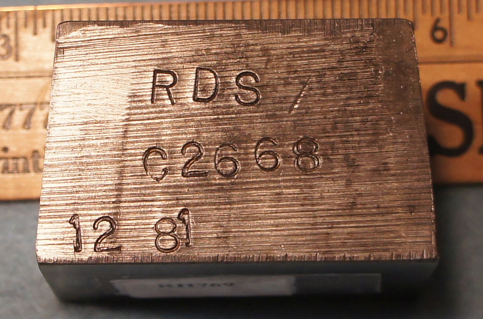 1981 PROCTER & GAMBLE Logo Pin STEEL STAMPING DIE Robbins RH769