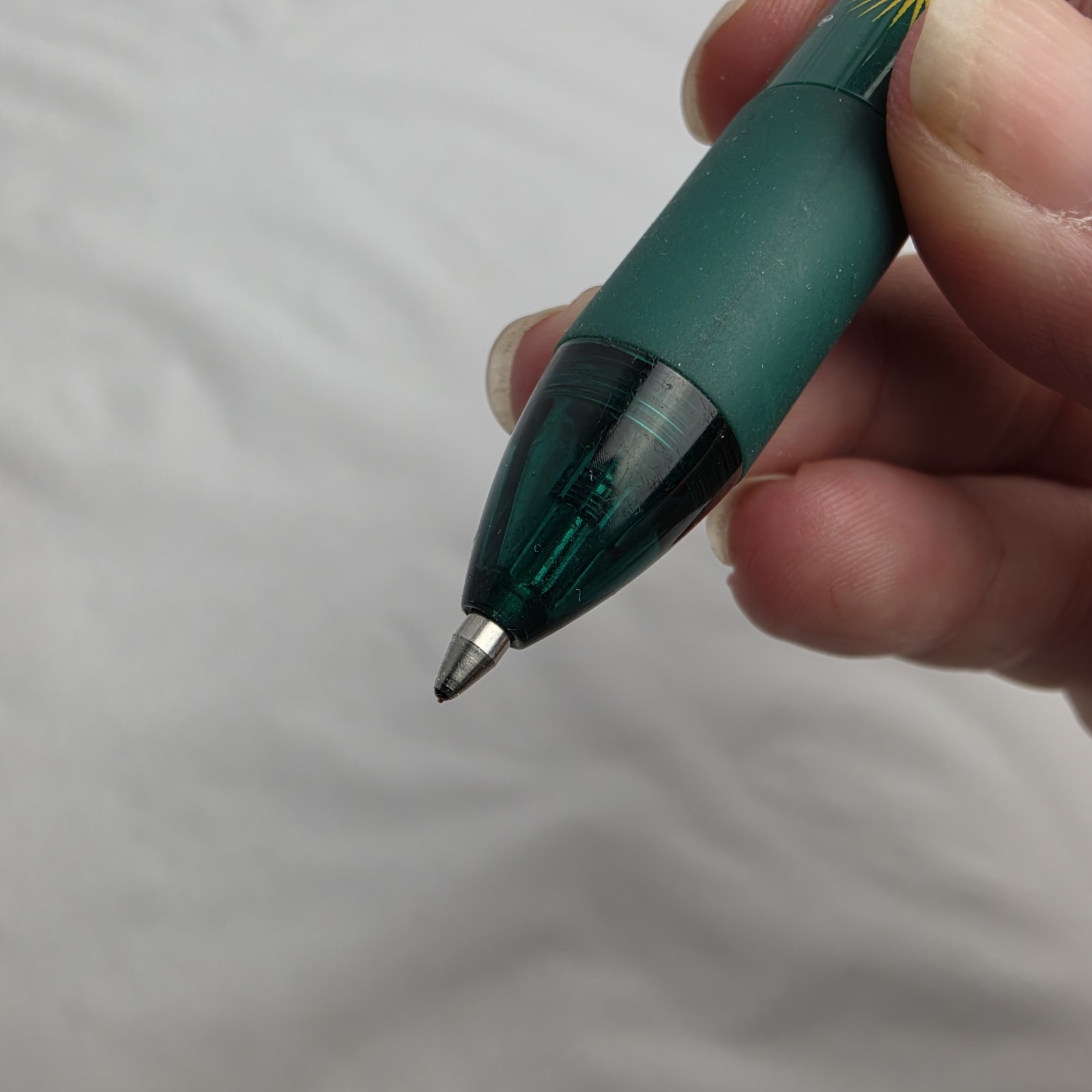 Vintage Green Namenda Drug Rep Pharmaceutical Advertising Ball Point Pen Working