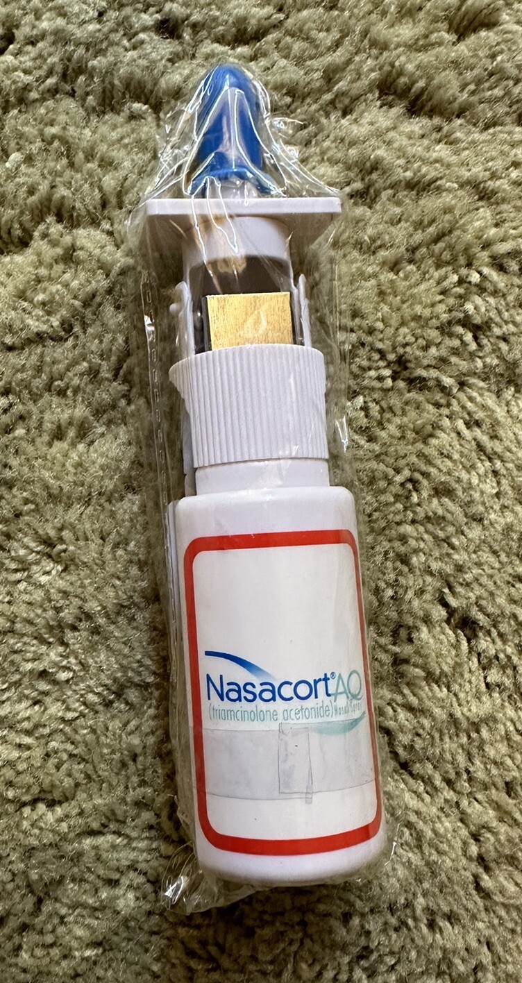 Vintage Nasacort Stapler Pharmaceutical Drug Rep Advertisement