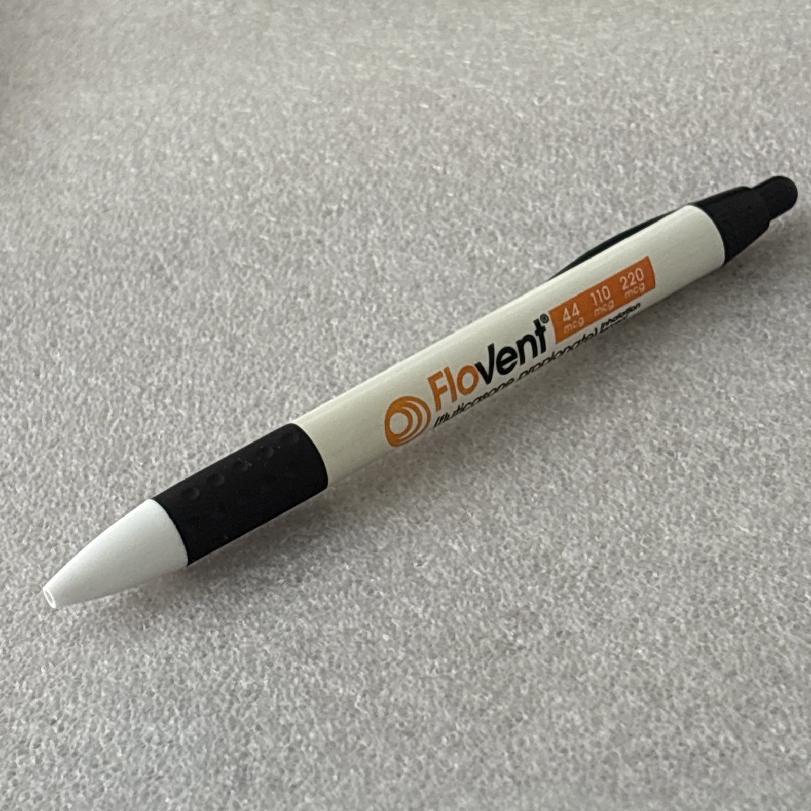 FLOVENT Pharmaceutical Drug Rep Black Ink Pen Plastic