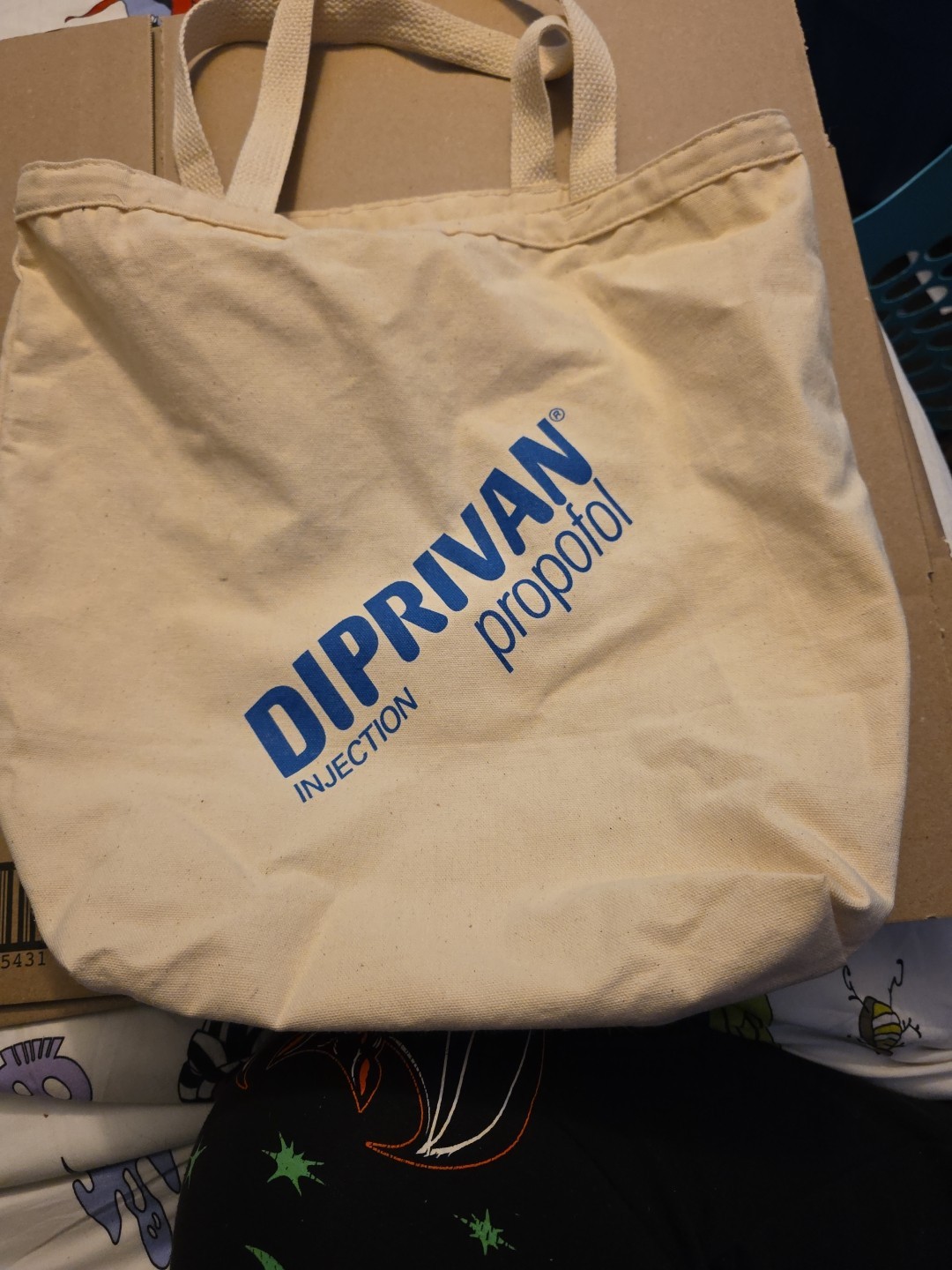 Vintage Diprivan Propofol Tote Pharmaceutical Advertising DIP #3