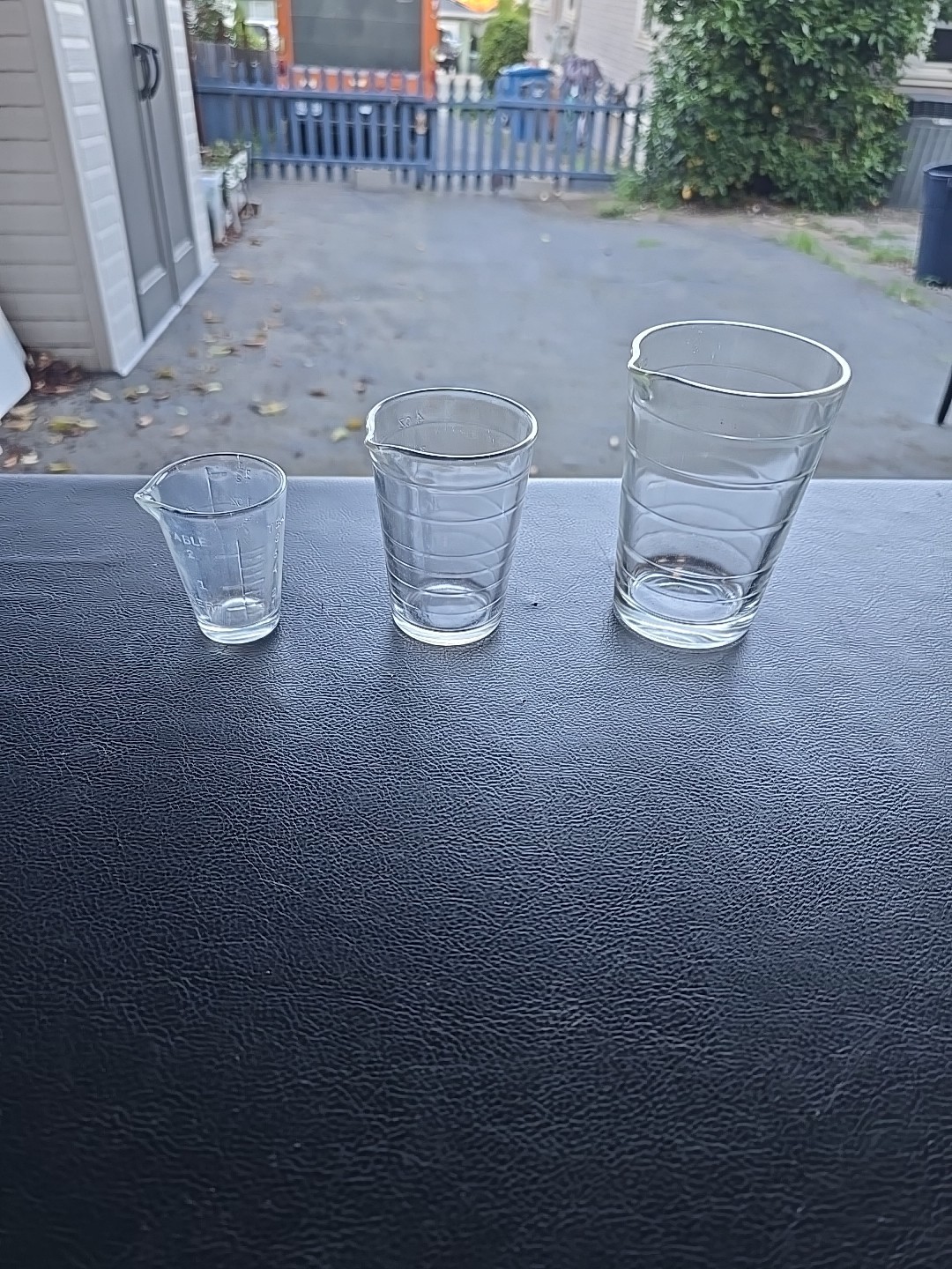 Vintage Measure Glass Cups From Pharmacy