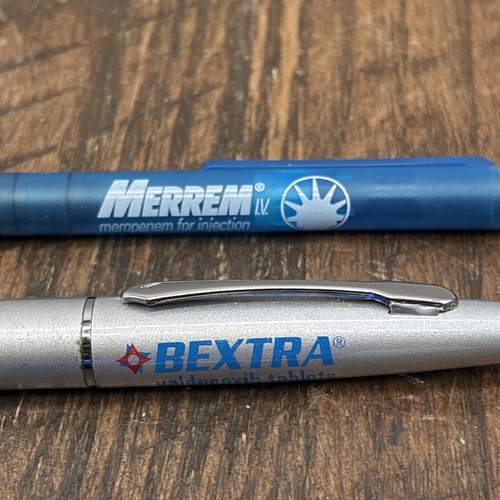 Lot 6 Pharmaceutical Drug Rep Pens Medical, Collectibles, Heavy Metal, Plastic