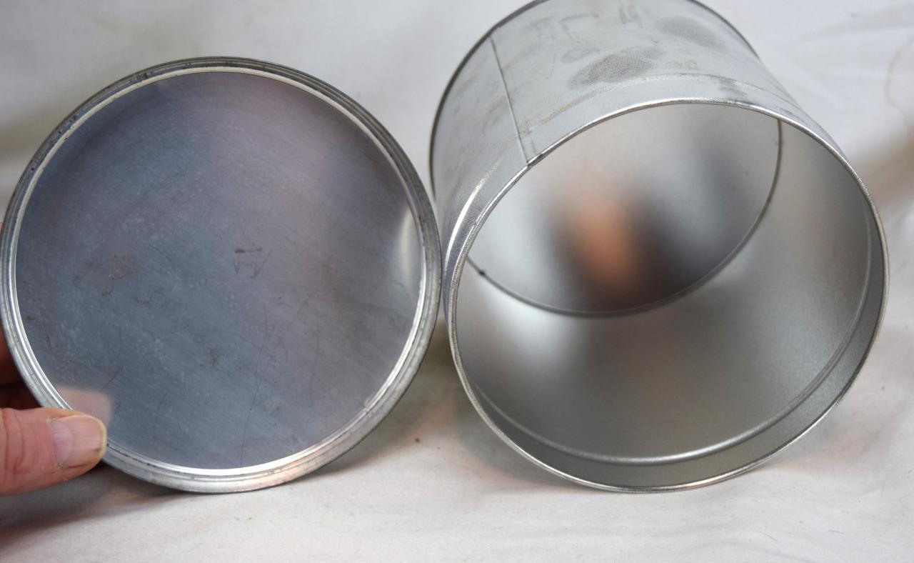 Vintage Empty West-Ward Inc. Sodium Salicylate 1000 Tablets Metal/Tin Can