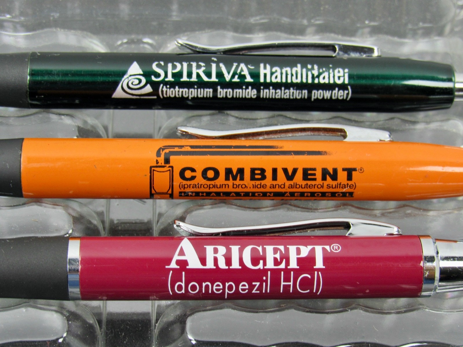 Spiriva Aricept Combivent PENS Drug Rep Pharmaceutical Promo Medical Advertising