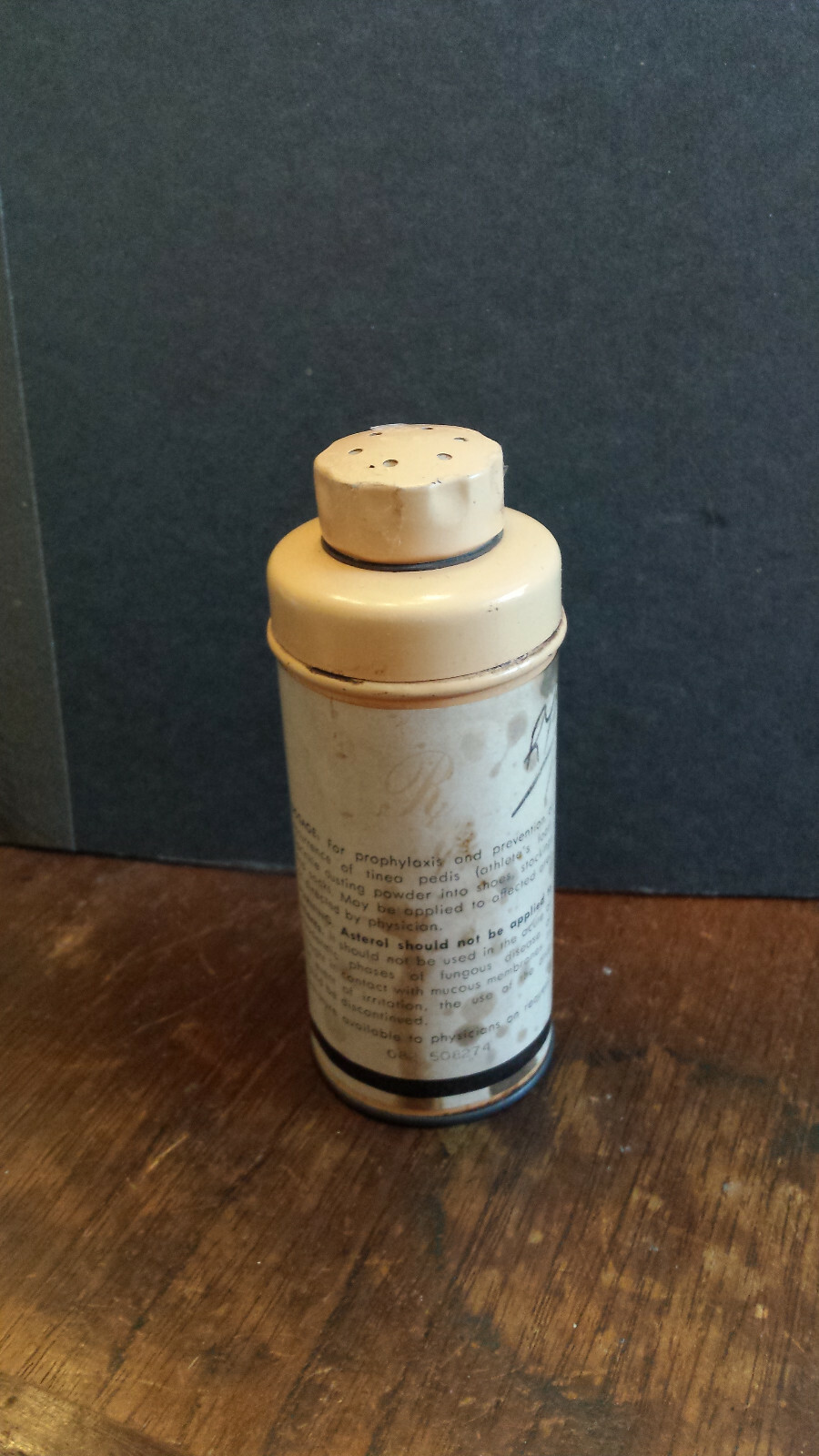 Vintage Roche ASTEROL Medicine Tin Nutley NJ