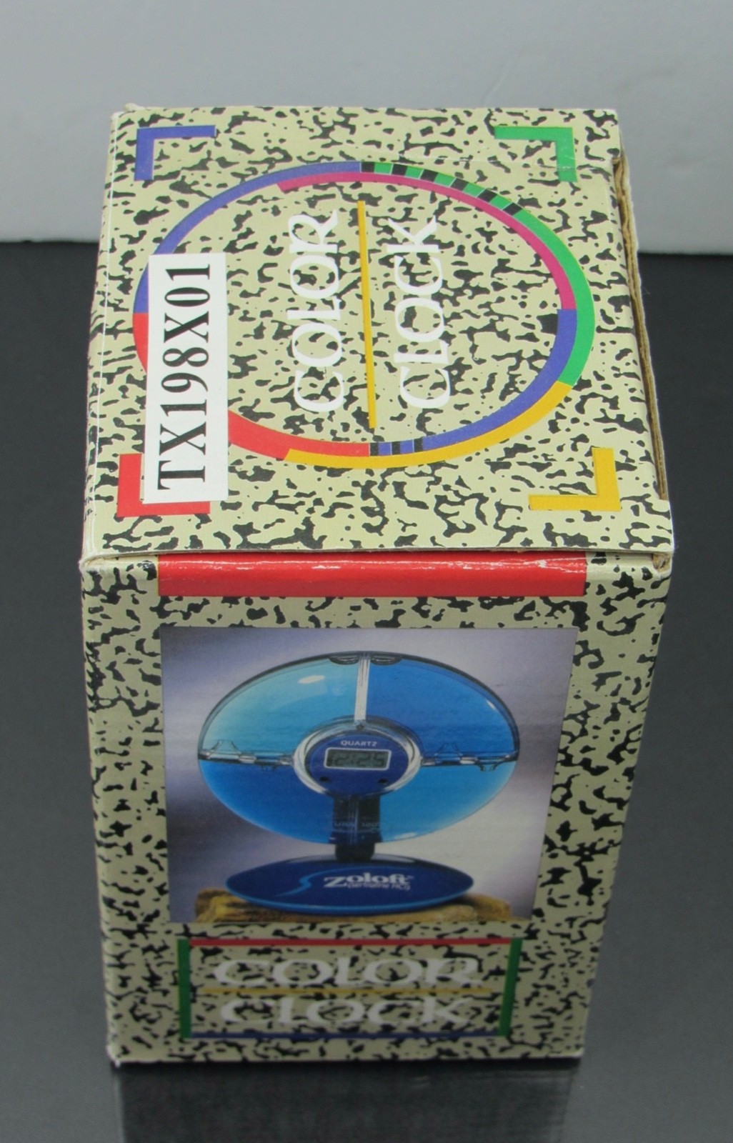 Zoloft Blue Water Digital Desk Color Clock Drug Rep Pharmaceutical Promo RARE