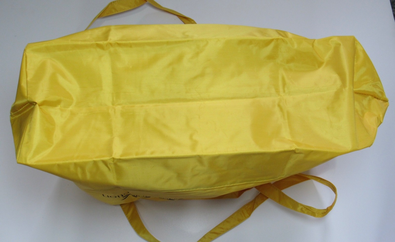 Huge Avelox Vinyl Zippered Tote Drug Rep Pharmaceutical Promo Advertising Yellow