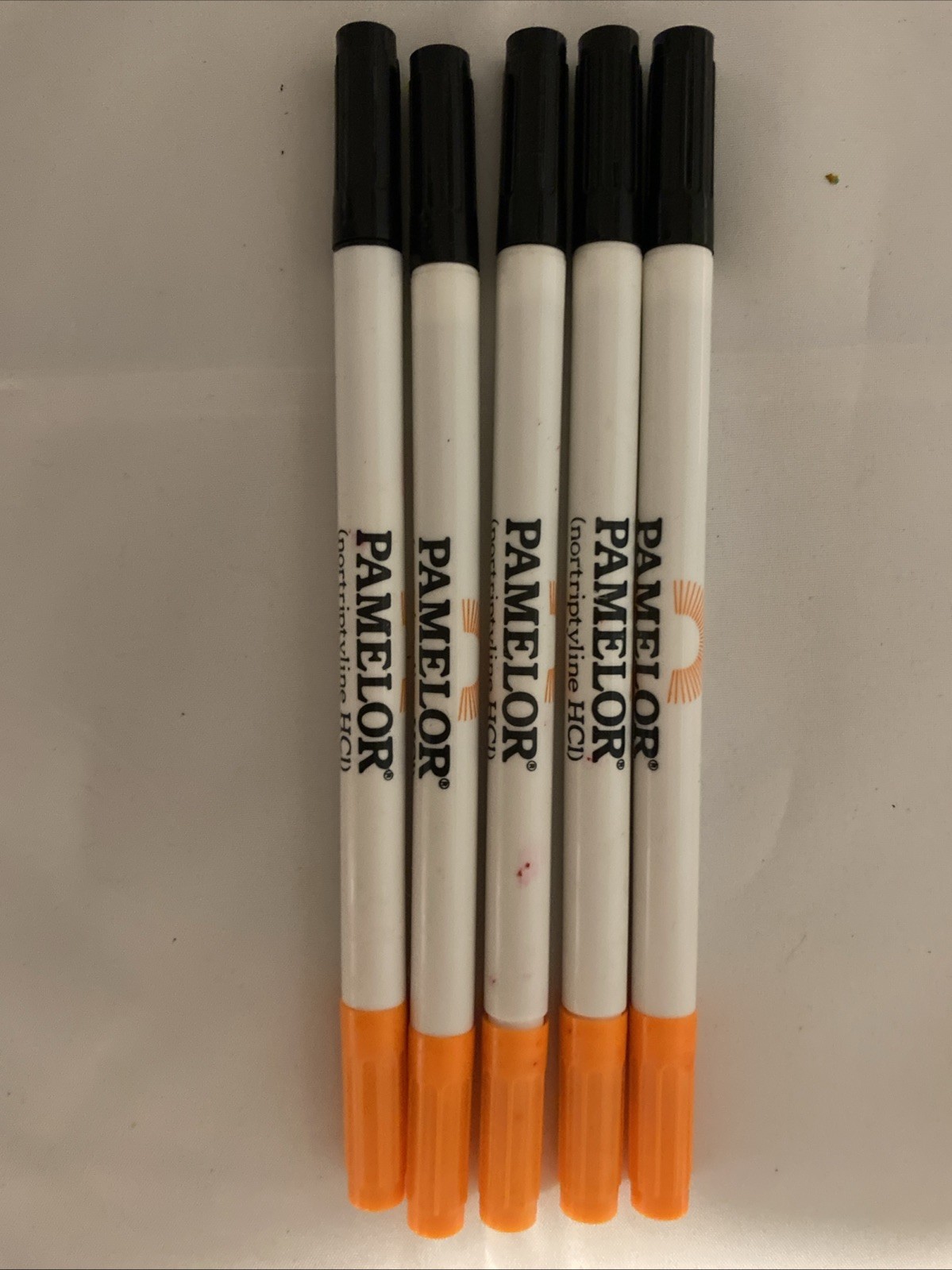 5 Pamelor Nortriptyline PEN HIGHLIGHTER Rep Pharmaceutical Advertising RARE