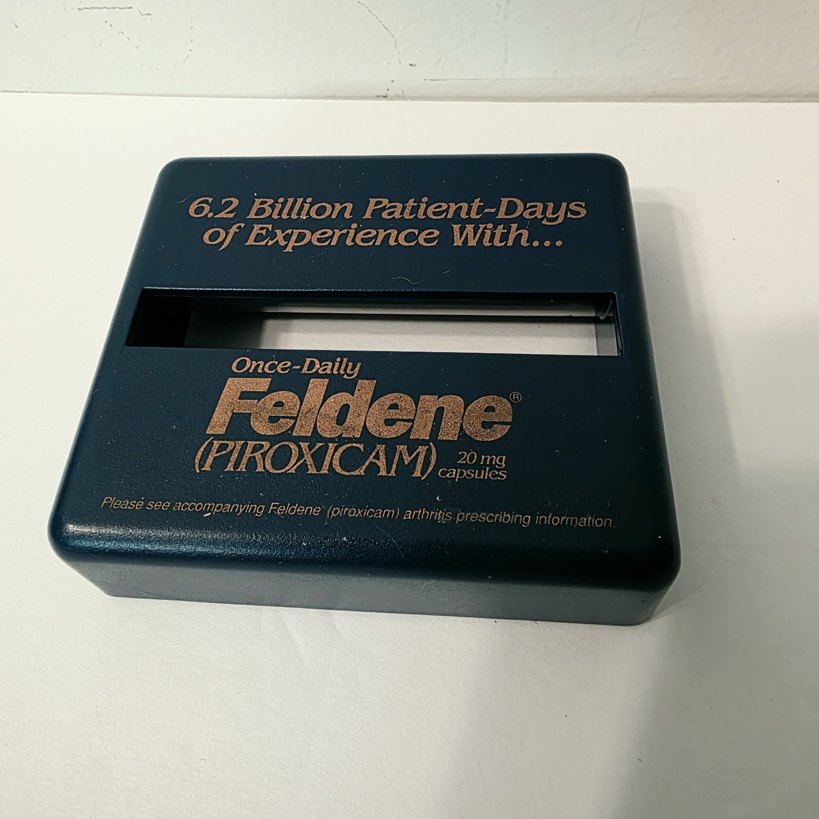 Rx, Pharmacy Feldene Post-It Note Pad and Paper Weight Promotional Advertising