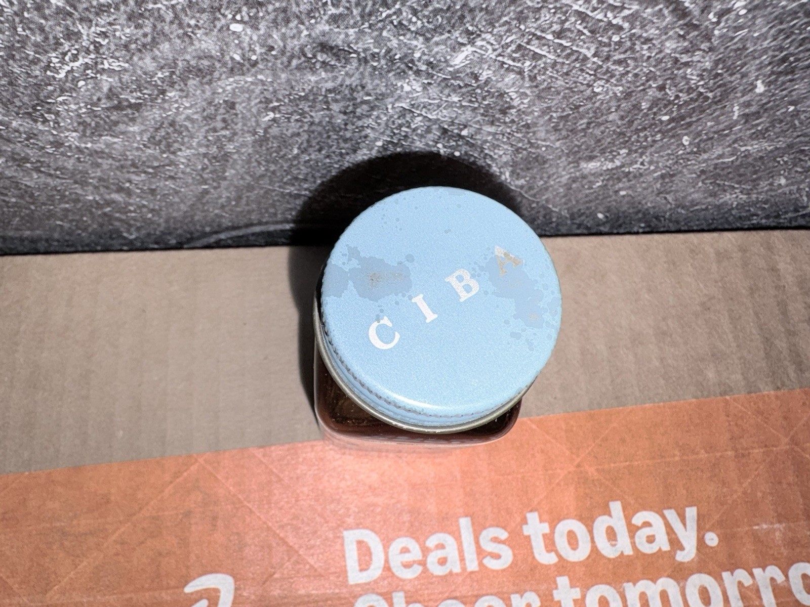 NOS CIBA Metandren Methyltestosterone Vintage Pharmaceutical Bottle