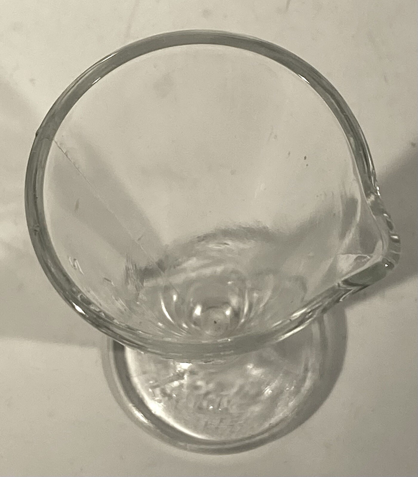 Zonite 2 Tablespoon Glass Apothecary Measuring Cup/Beaker w/ Spout & Base
