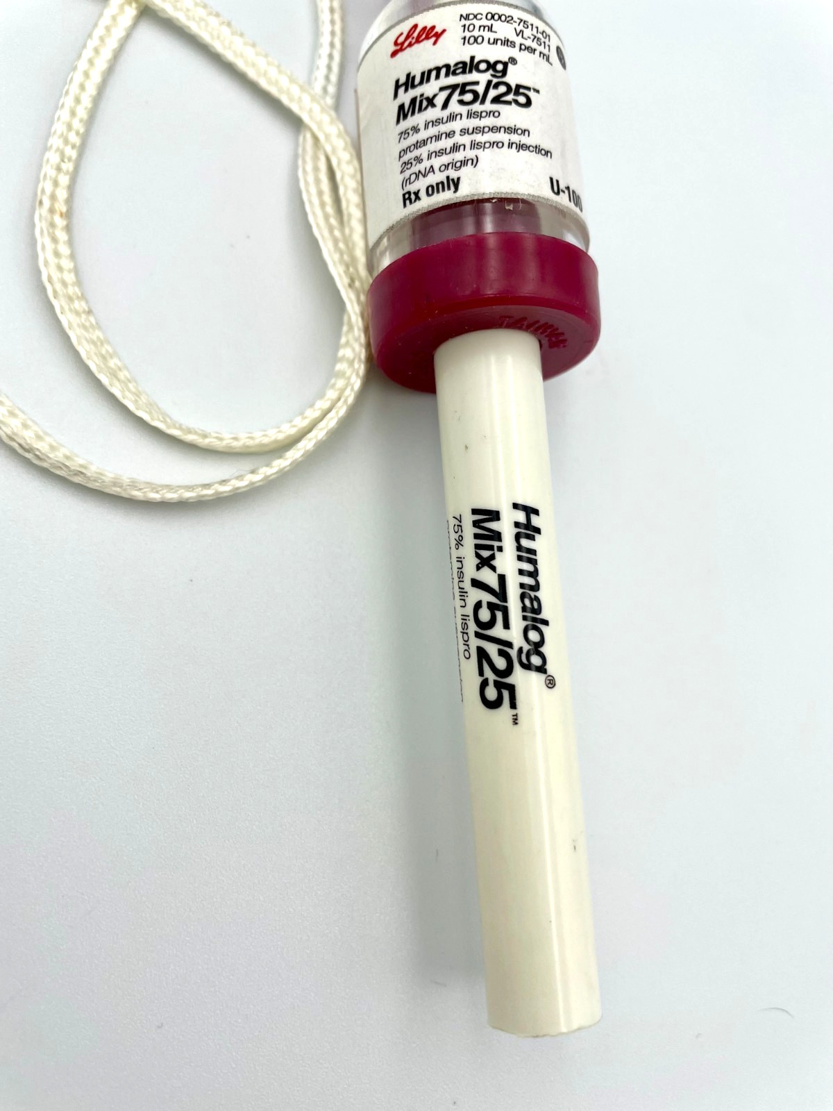 Humalog Lanyard Pen VTG VERY RARE Drug Rep Pharmaceutical Promo Collectible
