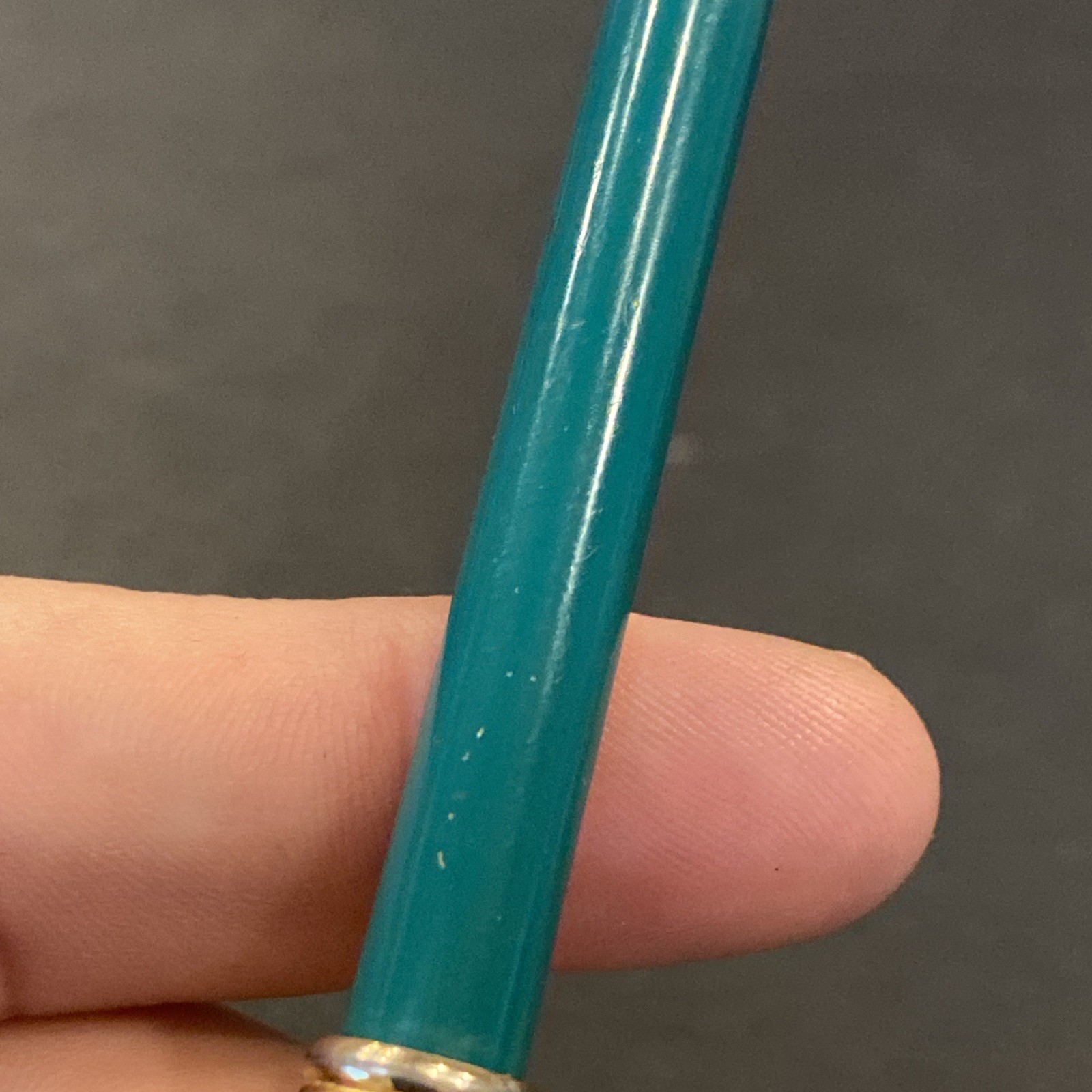 Vtg PFIZER Pharmaceutical Drug Advertising Sales Rep Pen Norvasc Blue Teal Green