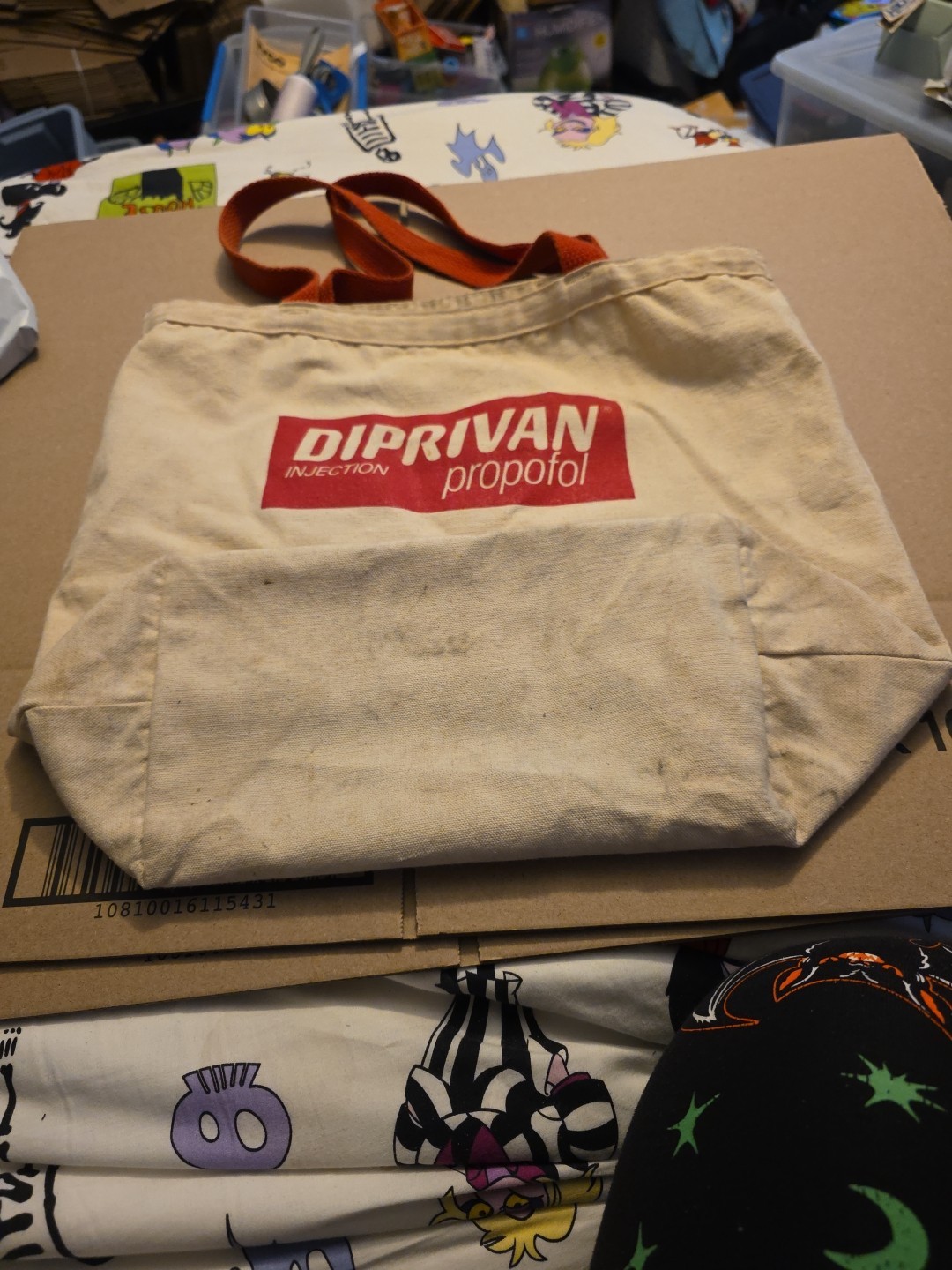 Vintage Diprivan Propofol Tote Bag Pharmaceutical Advertising DIP#5
