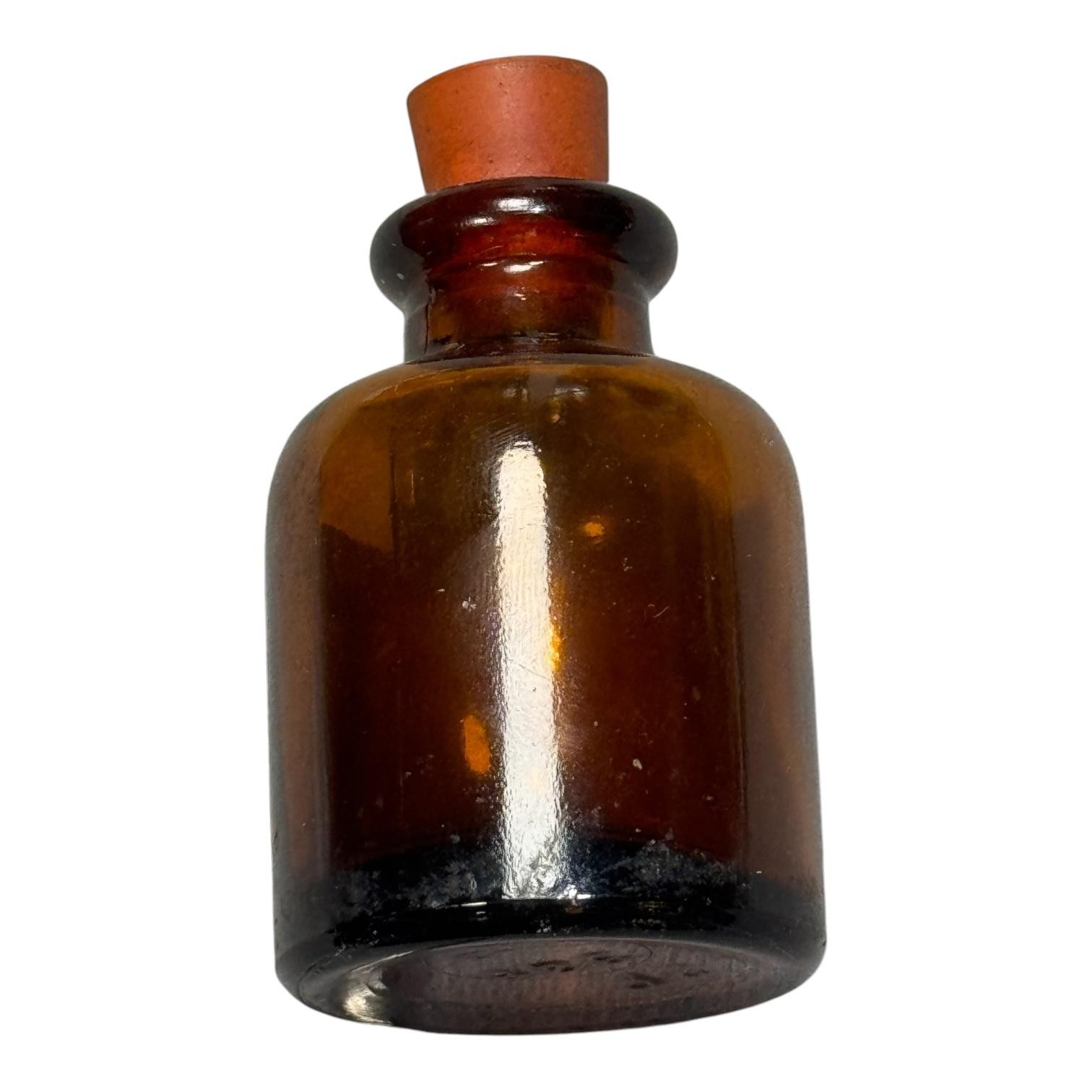Vintage Eli Lilly Metycaine 2 Percent Solution Bottle 1oz Brown Glass Pharmacy