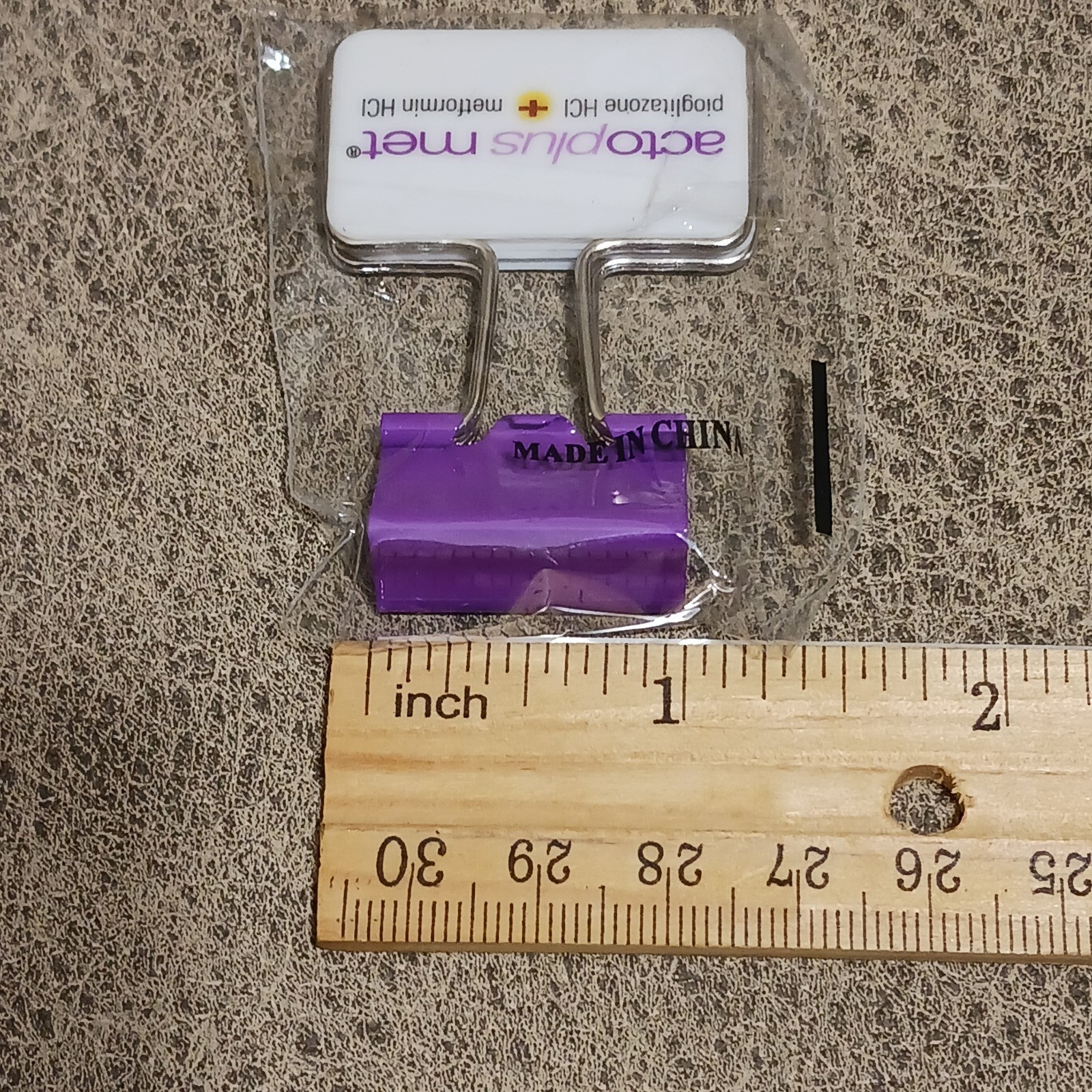 10 Drug Rep ACTOPLUS MET Pharmaceutical Small Binder Clips New! NOS
