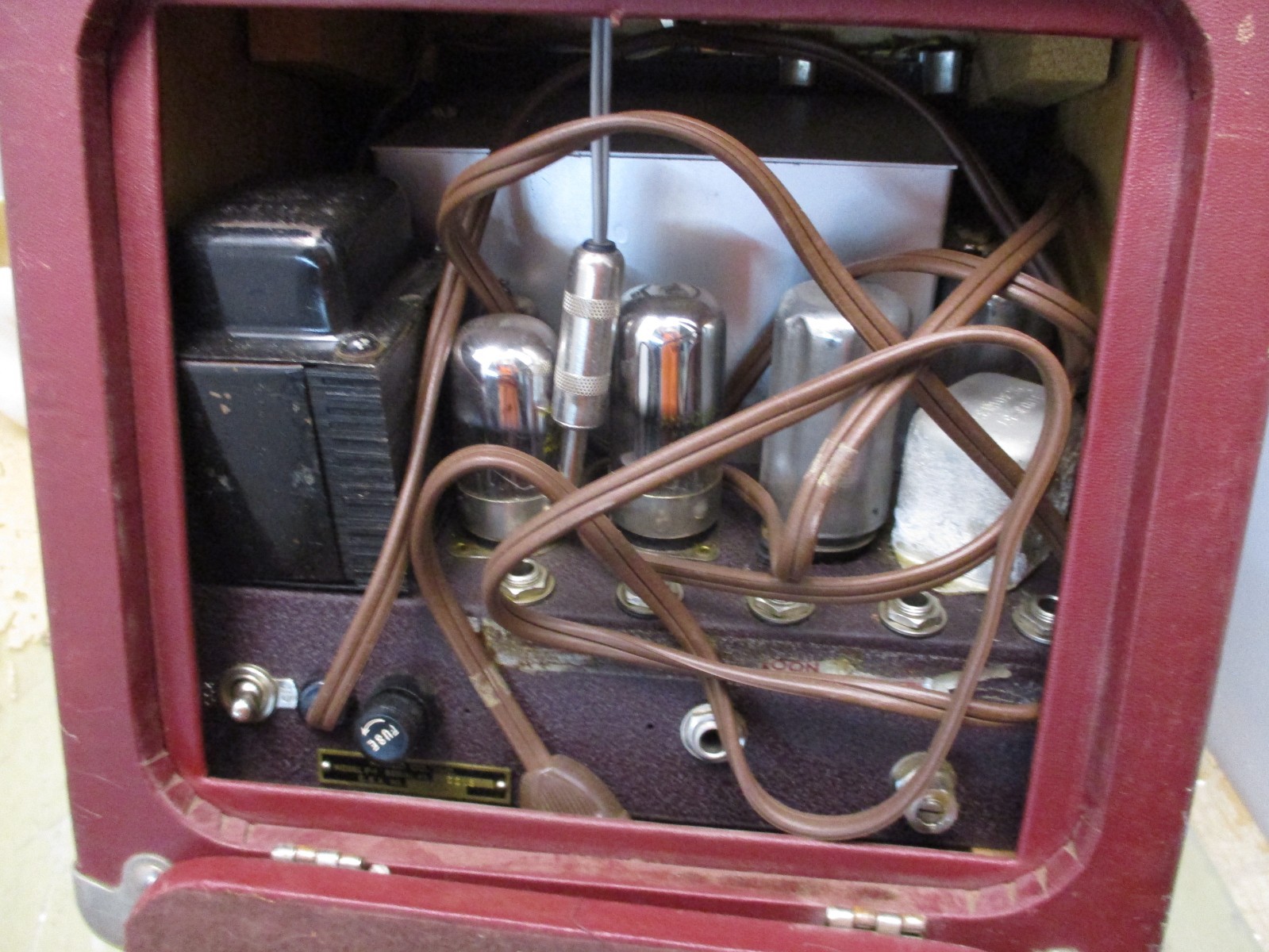 Vintage Maico F-1 Tube Audiometer Precision Hearing Test Instrument {GREY SHELF}
