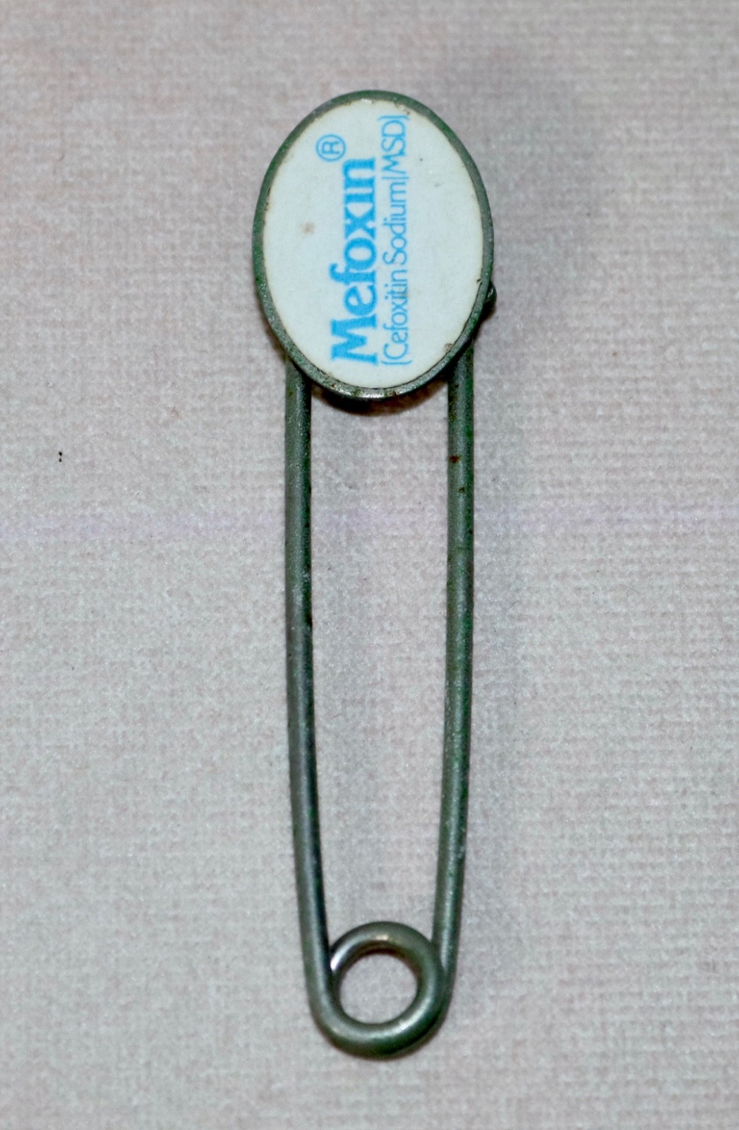 MERCK Drug ~ Mefoxin®️ ~ Pharmaceutical Rep 3” Promotional Advertising Pin