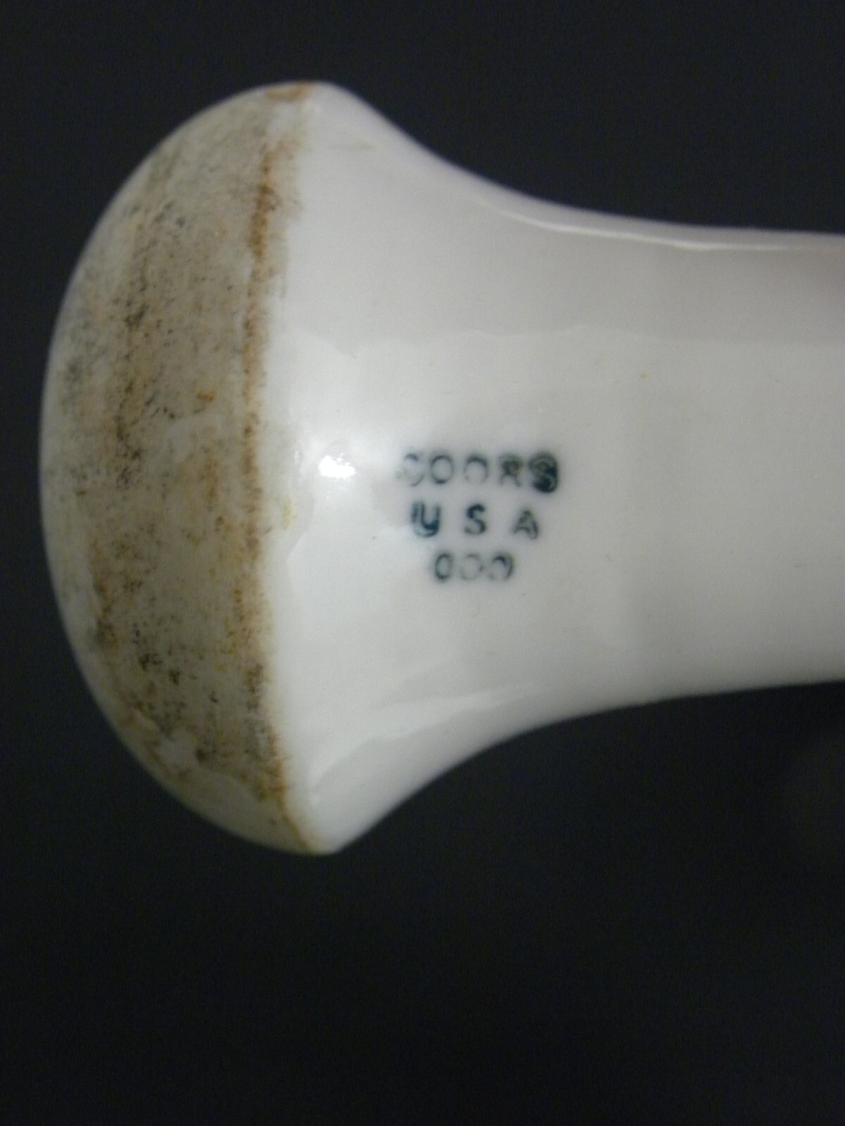 Vintage Used Coors USA Lab Mortar 522-00 and Pestle 000 Set, #2