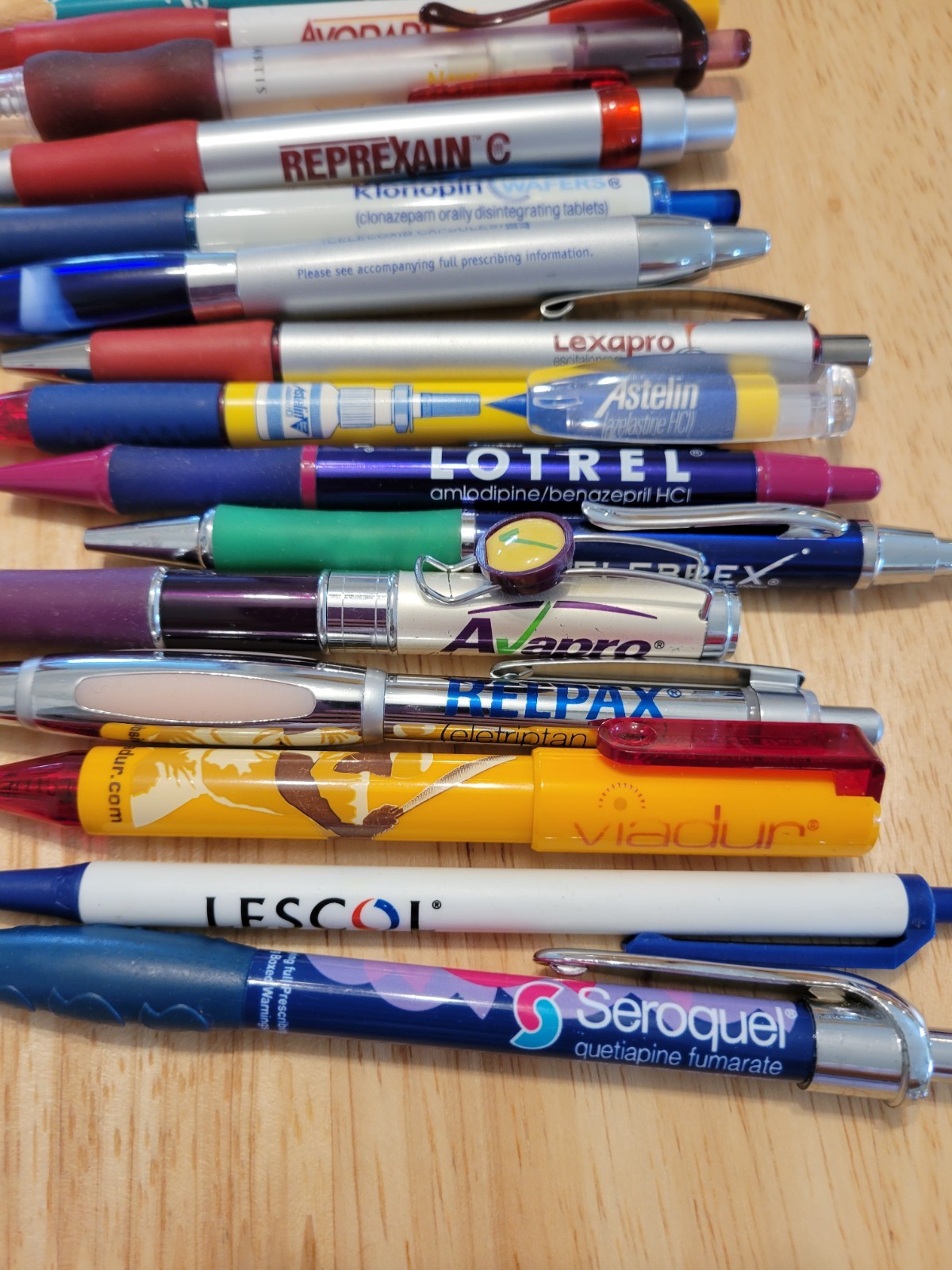 24 Pharmaceutical Drug Rep Pens Pencil Lot Promo Medical Advertising Metal Bonus
