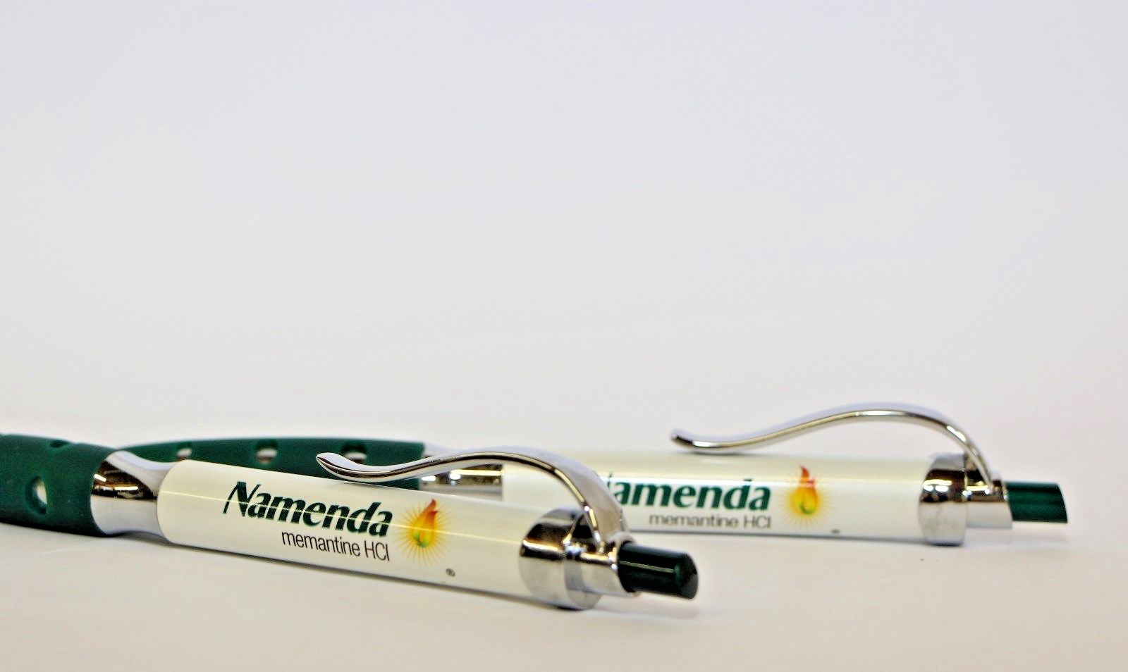 Pharmaceutical pens 2 Namenda Heavy Metal Gel Writers New in Sleeve