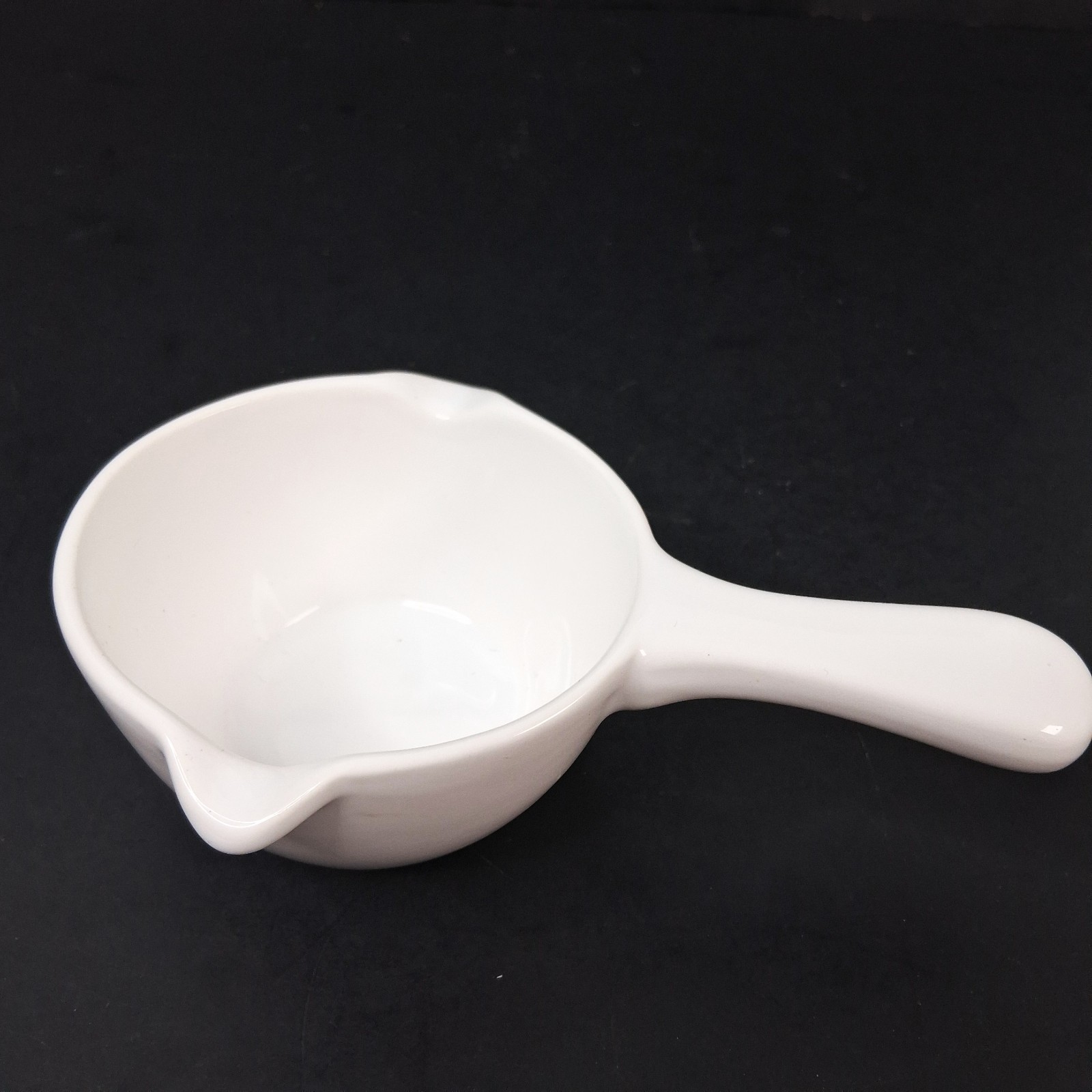 Vintage Ceramic Porcelain Lab Pharmacy Apothecary Cup Bowl Spout PORTUGAL