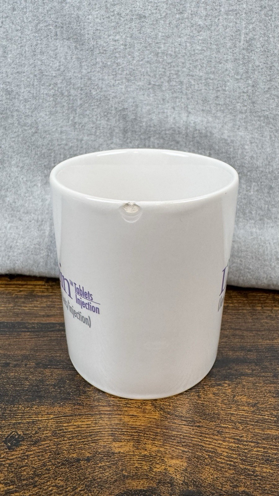 Levaquin Leva-pak Pharma Doctor Giveaway Ceramic Coffee Mug Tea Cup RARE
