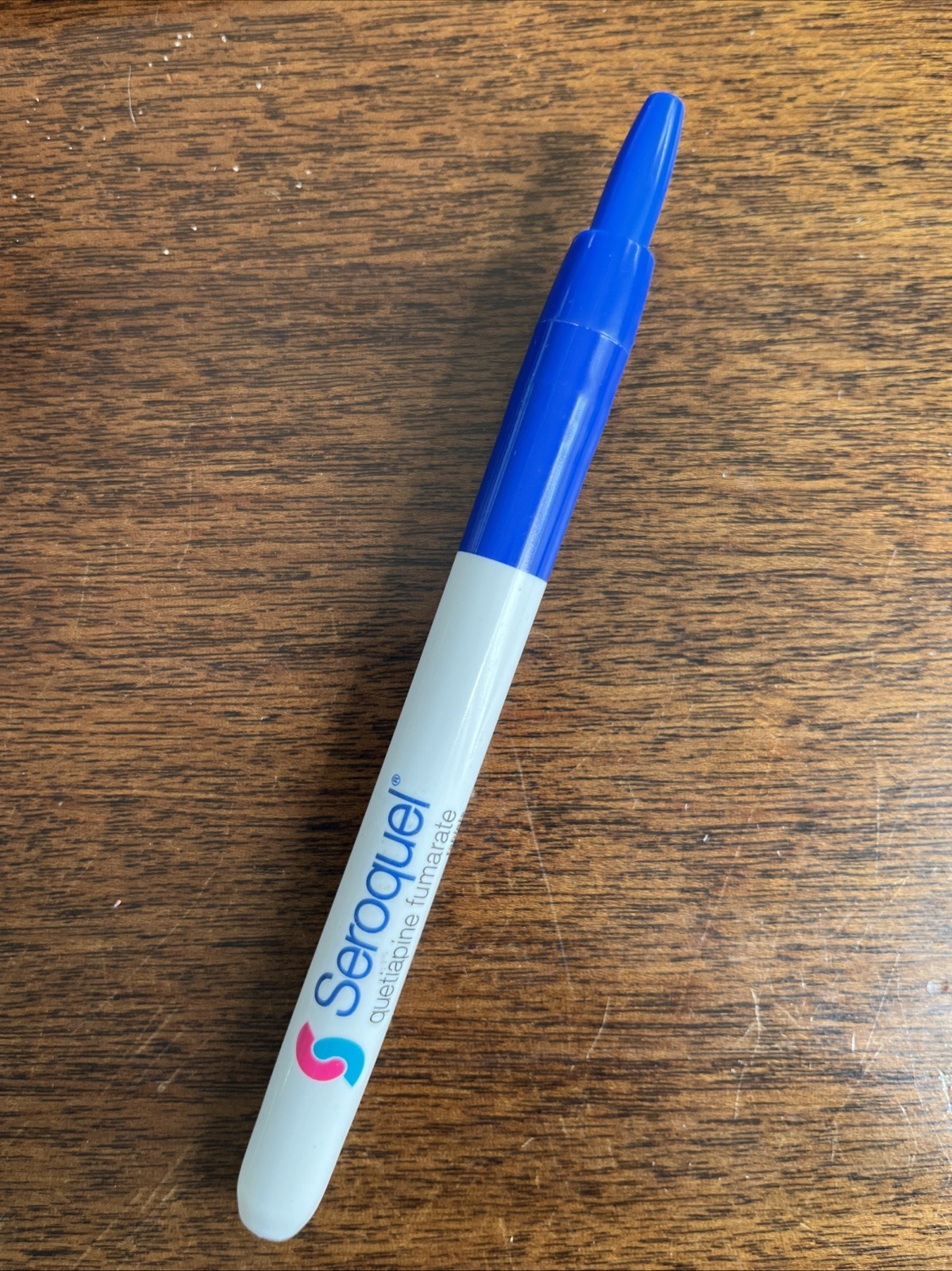 Drug Rep SEROQUEL Collectible Sharpie Permanent Marker Pharmaceutical Pen Works
