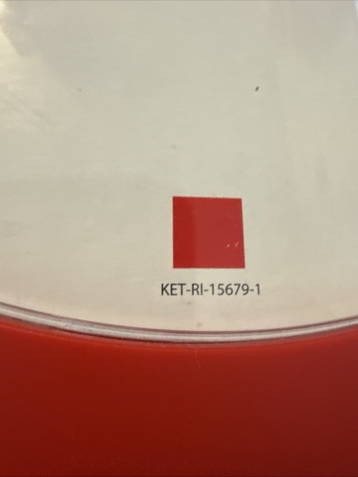 Pharmaceuticals Drug Rep Collectable Ketek Wall 12″Clock Red and White Works!