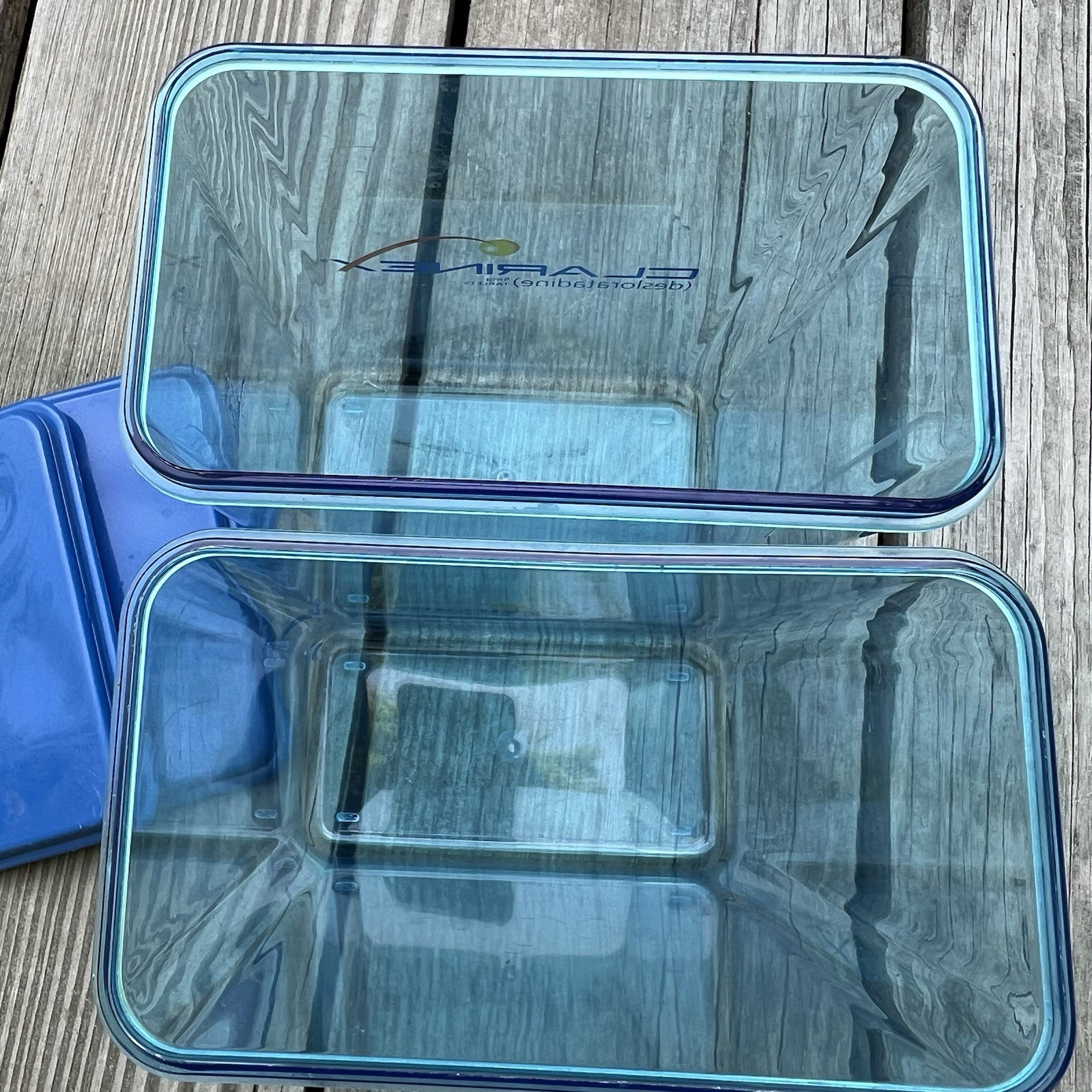 Drug Rep Clarine x Rectangle 7x2x5 Approx Canister Lid Doctor Medical Exam Room