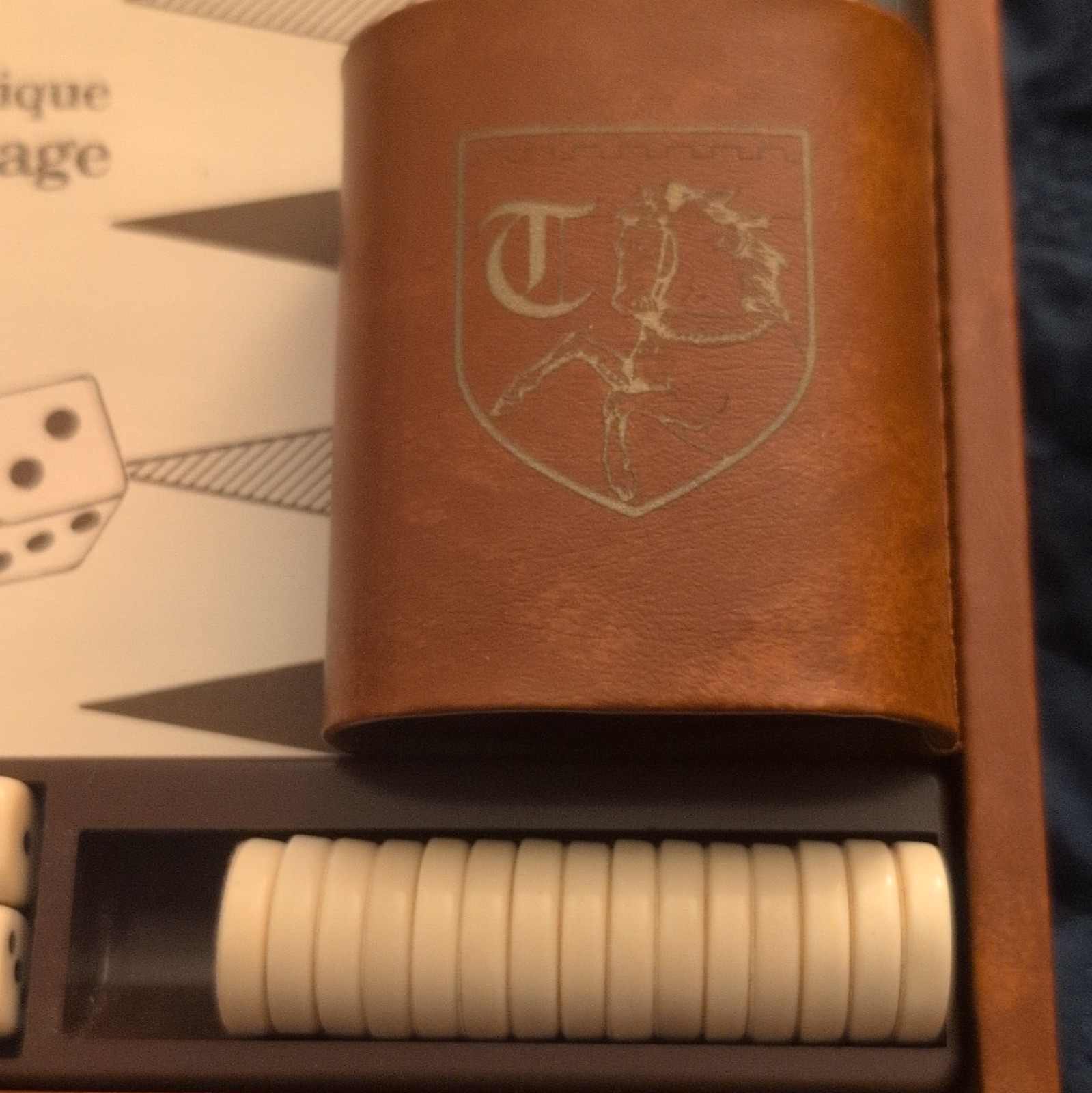 Rare Pharmaceutical Drug Rep Promotional Backgammon Set – Late 1970’s