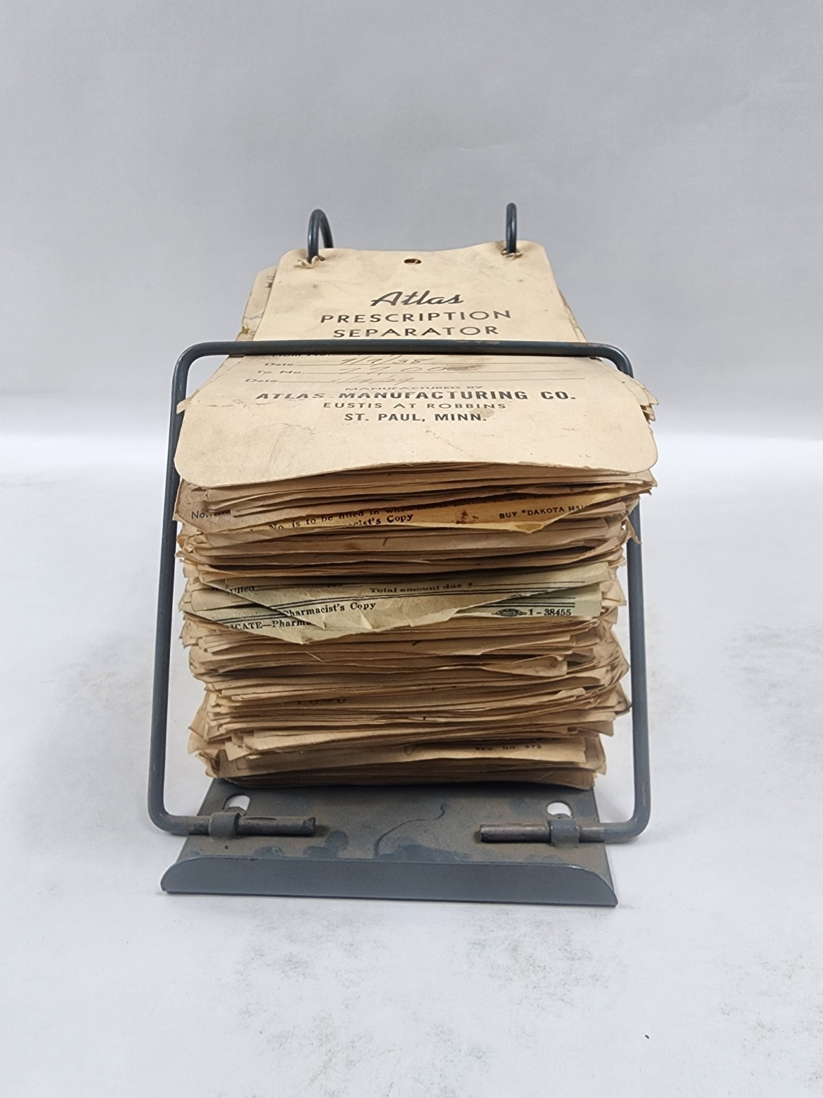 Prescription Atlas Rx Pad Paper Apothecary Druggist Pharmacy Medicine 1938 1939