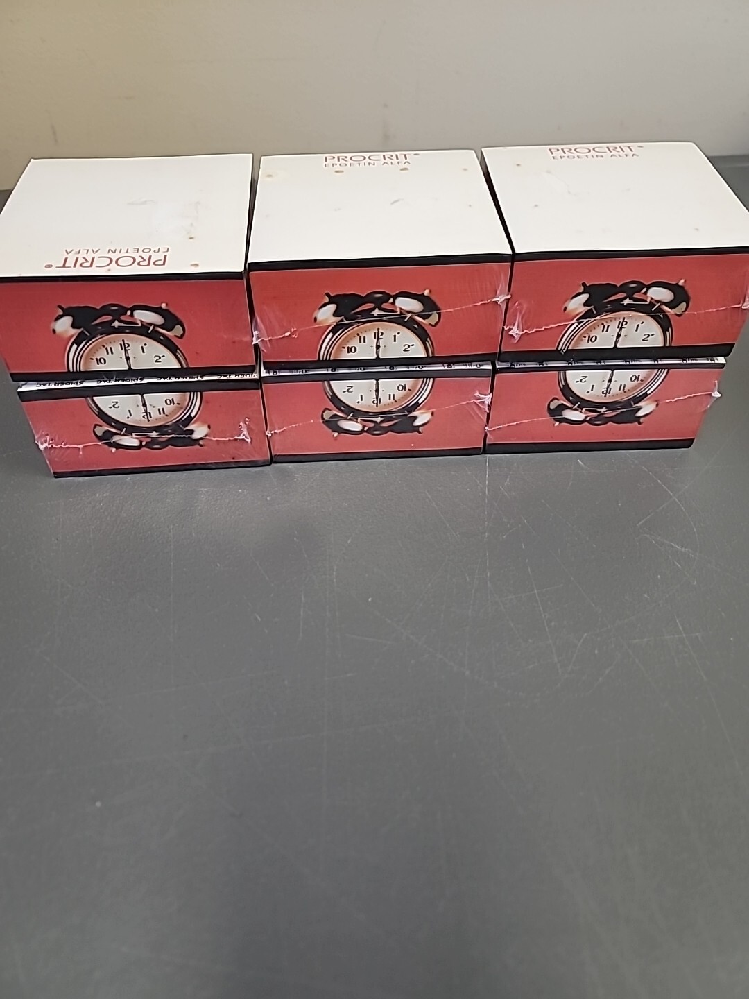 6 Pharmaceutical Drug Rep Note Pads Cube Procrit Epoetin Alfa Factory Sealed NOS
