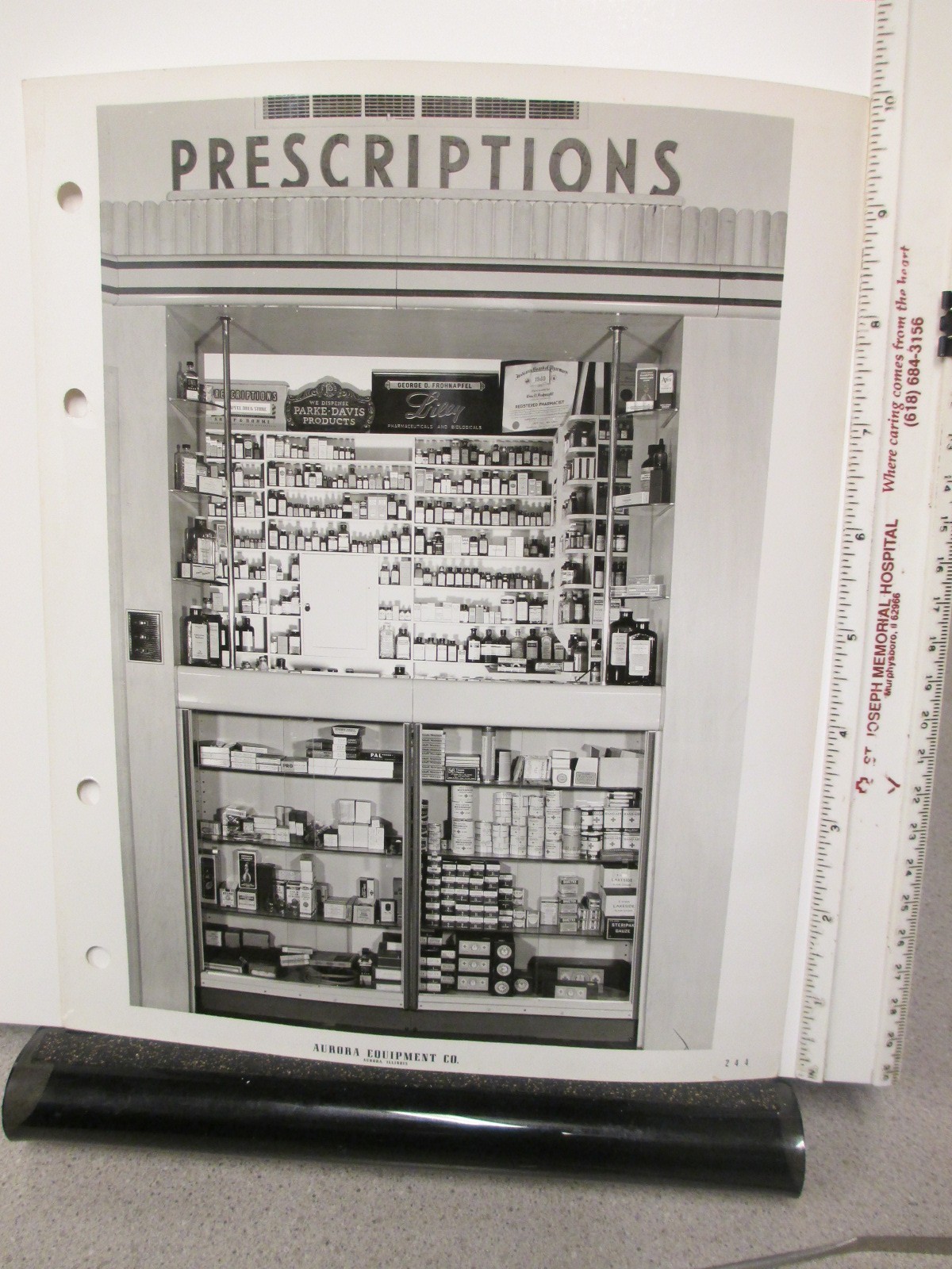 Aurora 1930s pharmacy drug store (1) photo George D Frohnapfel Lilly Parke-Davis