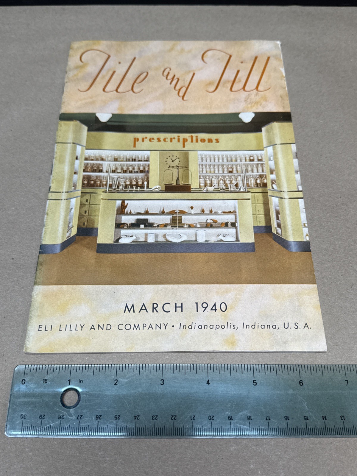 Tile And Till Magazine Eli Lilly And Company March 1940