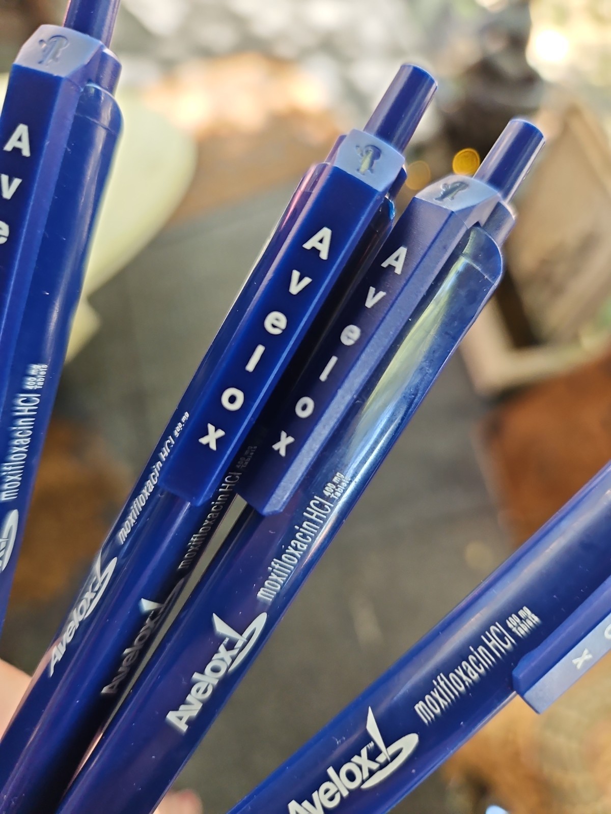 Lot 5 Cipro Avelax Drug Rep Pens Pharmaceutical Advertising