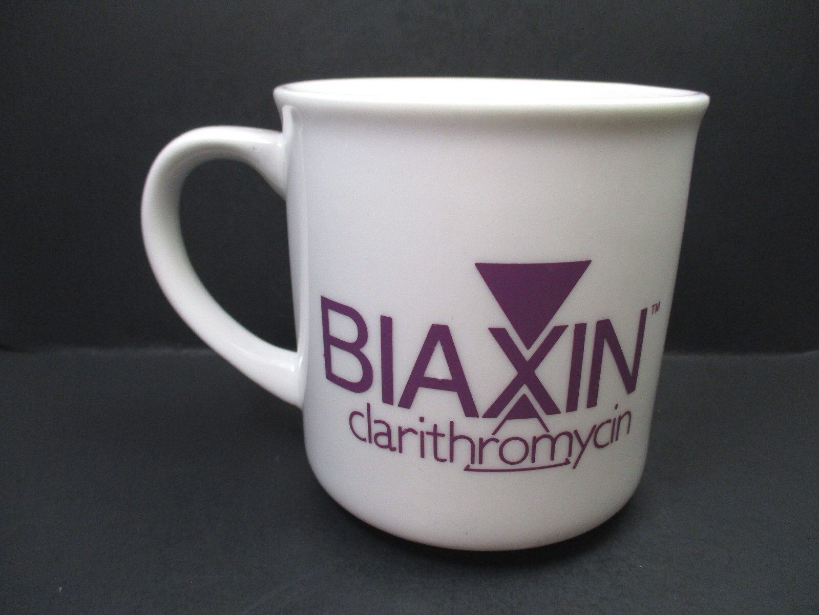 Vintage BIAXIN Mug Cup Clairithromycin Pharmaceutical Advertising Coffee Ceramic