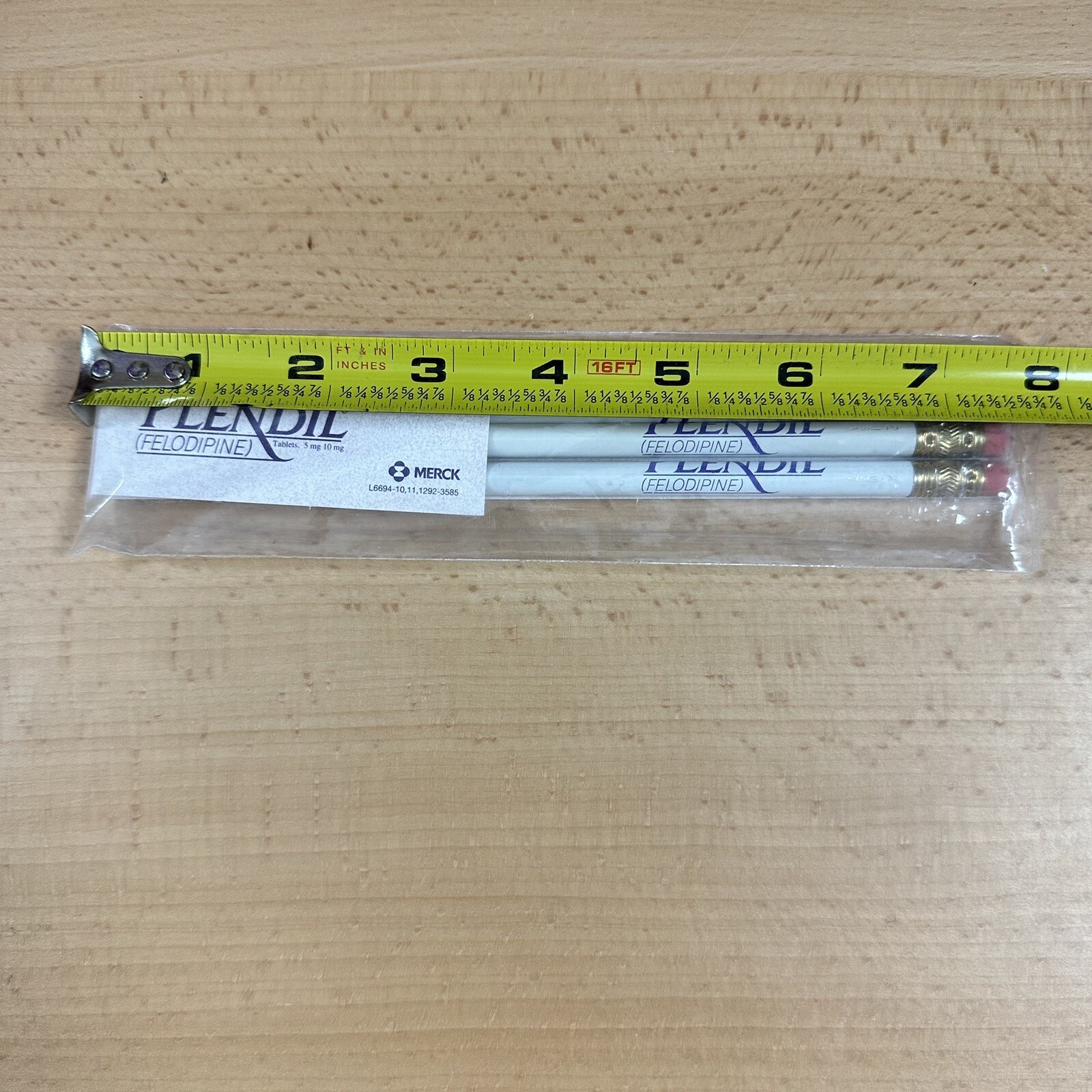 Plendil Drug Rep Pharmaceutical Advertising Pencil Office Supply Doctor Lot NEW