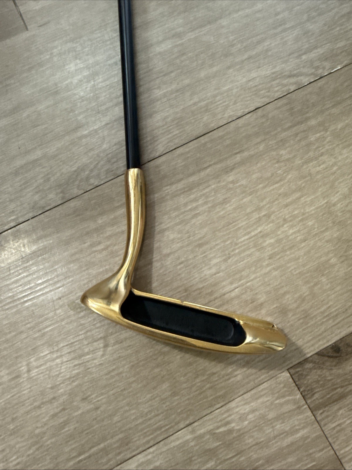 Super Rare Schering Plough Pharmaceutical Drug Promo Golf Club Gold Putter New