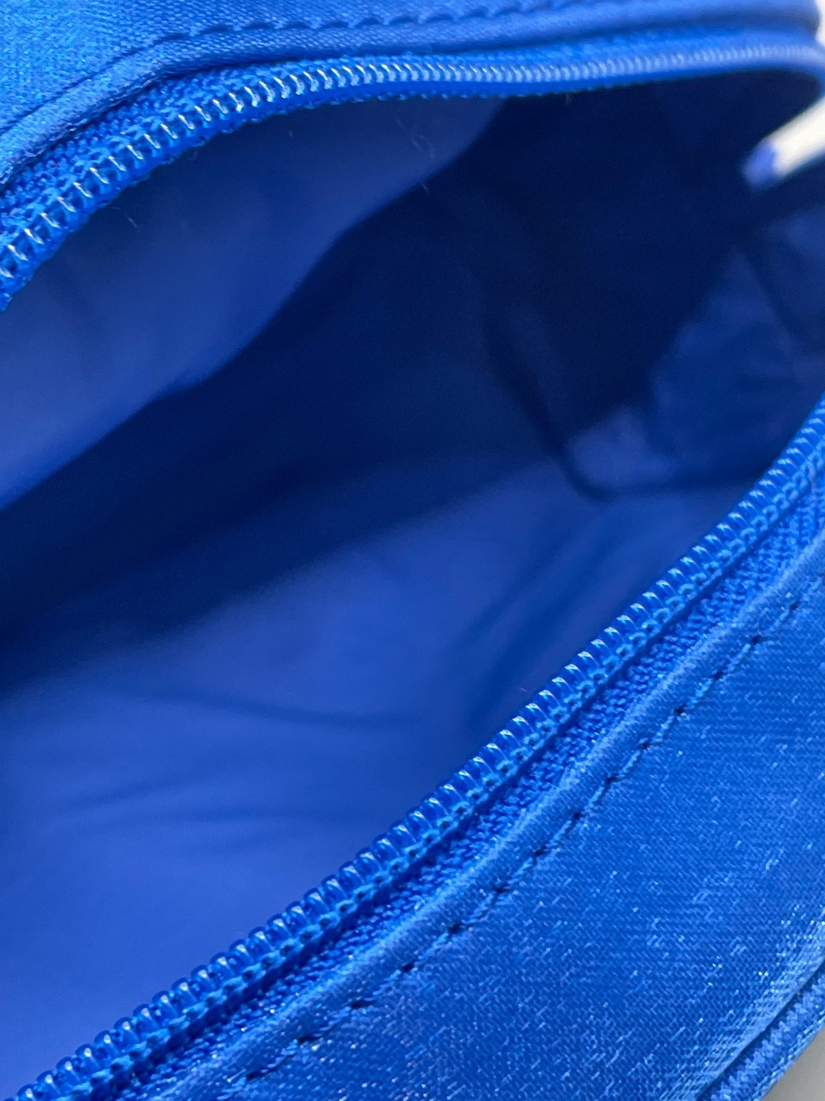 Restasis Drug Rep Promo Blue Zipper Toiletry Bag Makeup Pouch Pharma Swag