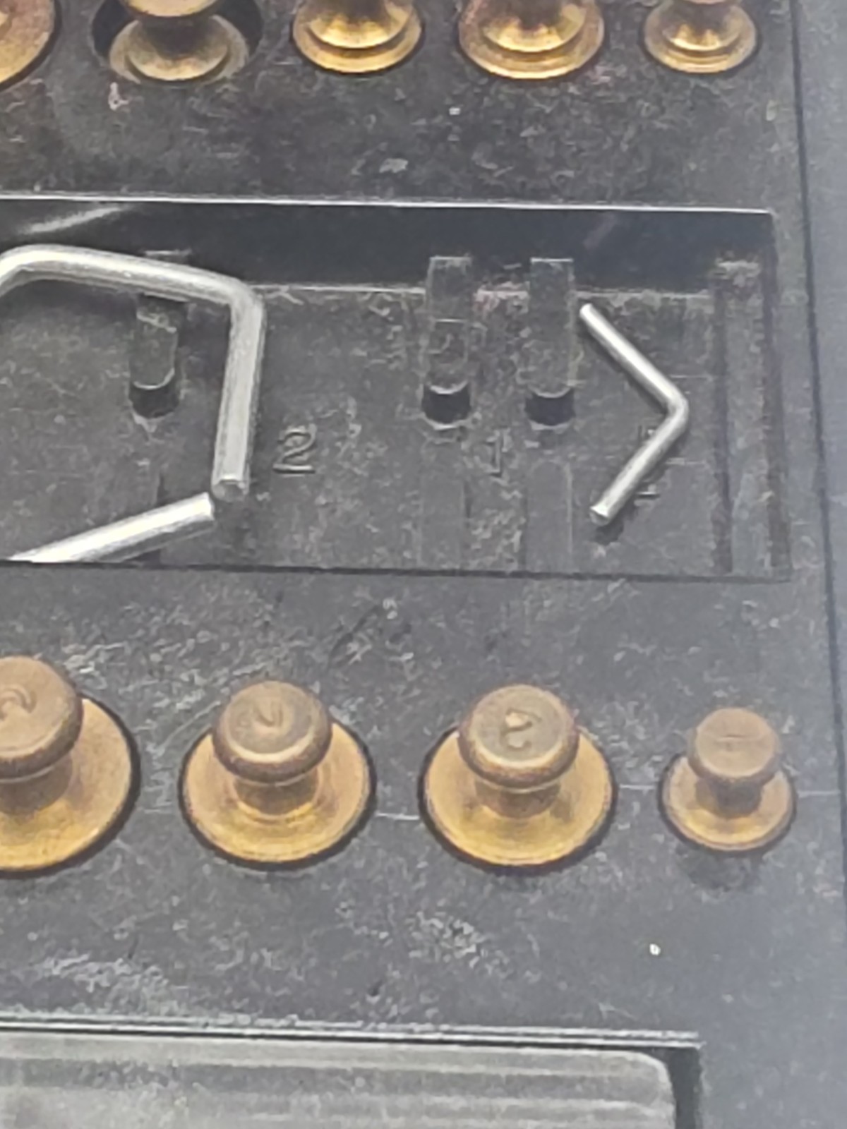 Vintage Bristol Myers Set of Pharmacutical Brass Weights in Original Box