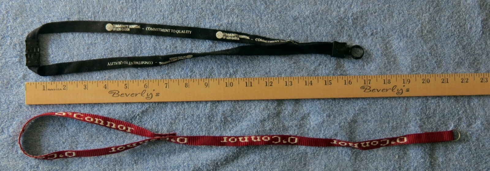 Vintage Late 1990’s Lot of Two South Bay California Hospital Lanyards *NOS/HTF*