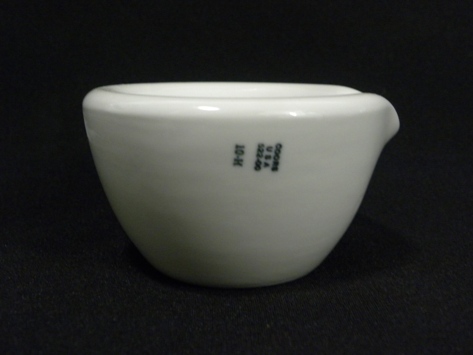 Vintage Used Coors USA Lab Mortar 522-00 and Pestle 000 Set, #5