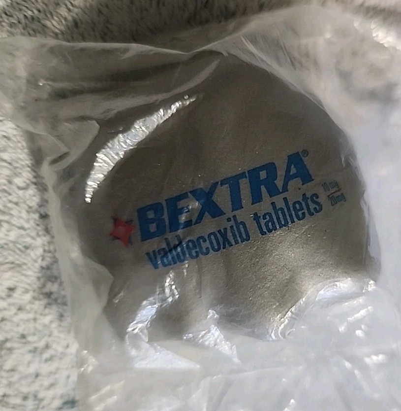 Pharmaceutical Drug Rep Bextra Hand Fist Stress Ball Collectible Sealed